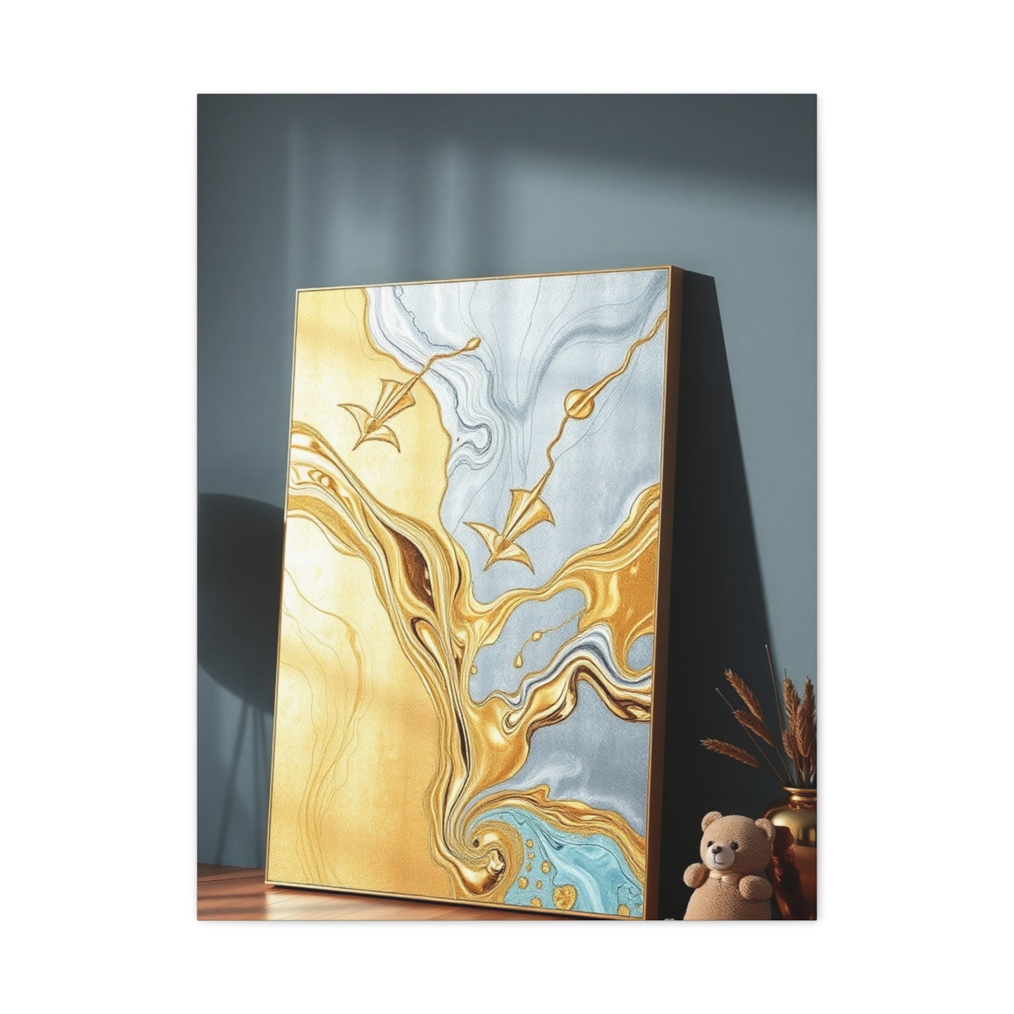 Vision Gold & Silver Canvas Art Art Wall Art & Canvas Print