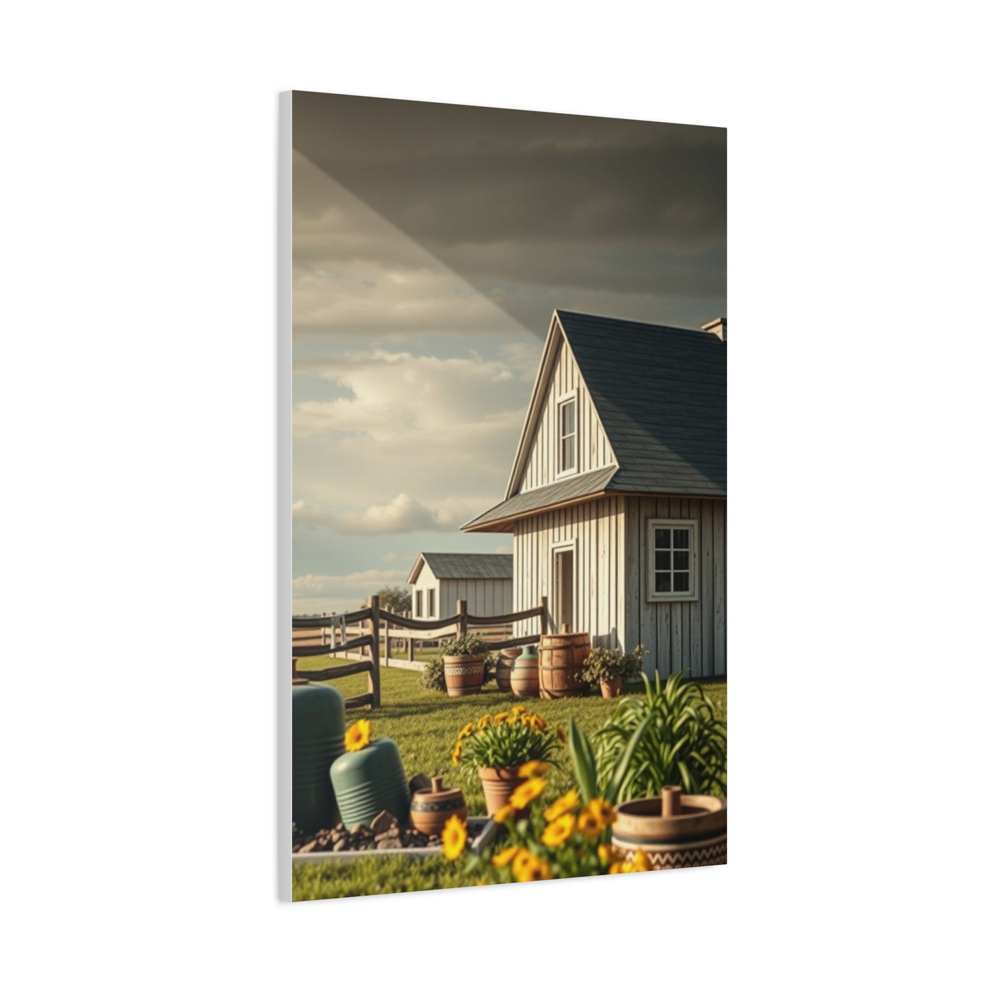 Tranquil Fields Luxe Canvas Wall Art & Canvas Print