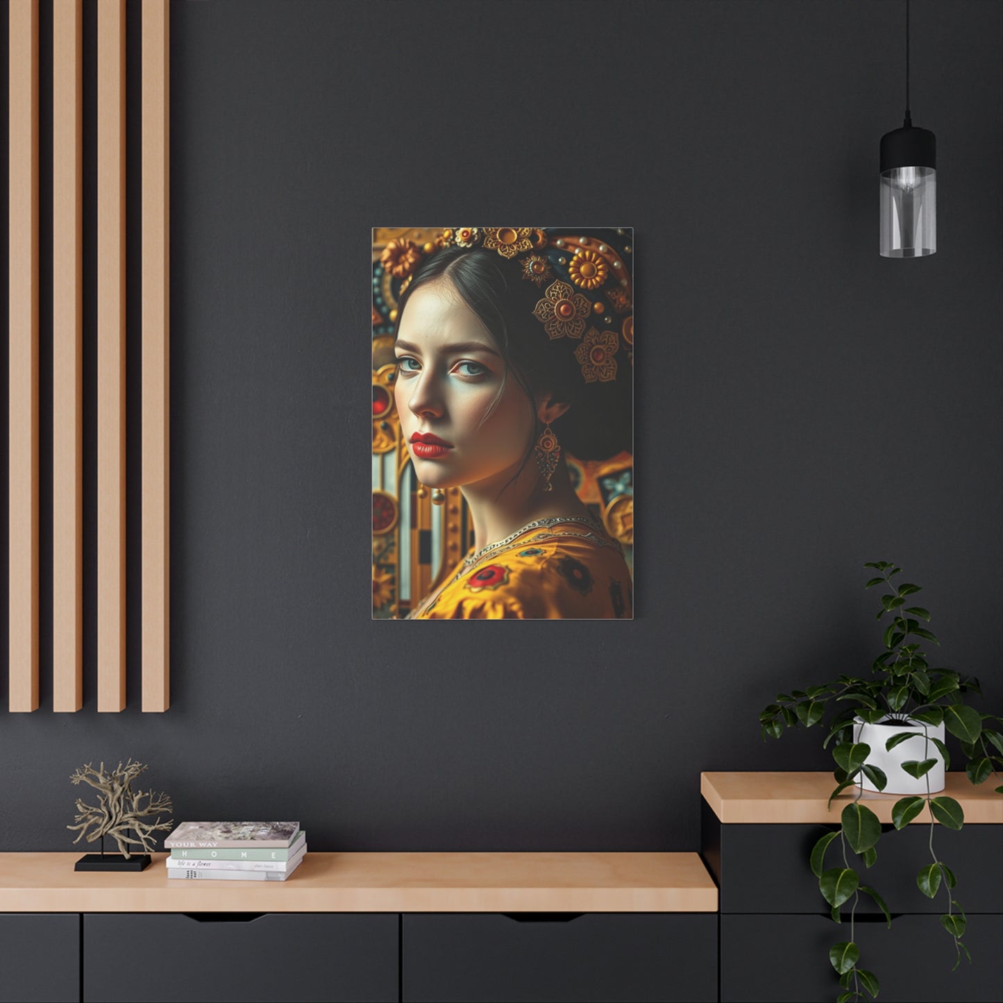 Ethereal Gold Tapestry