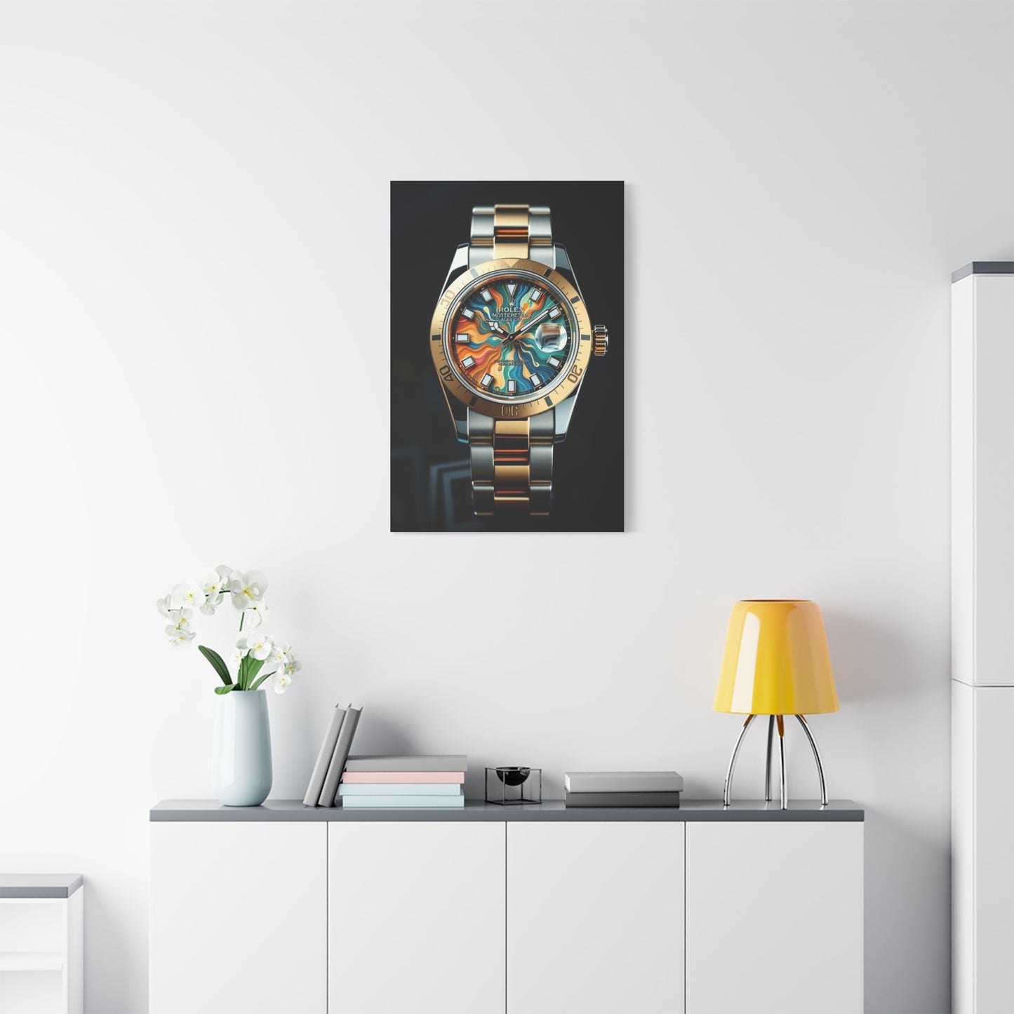 Refined Timekeeper Art Wall Art & Canvas Print