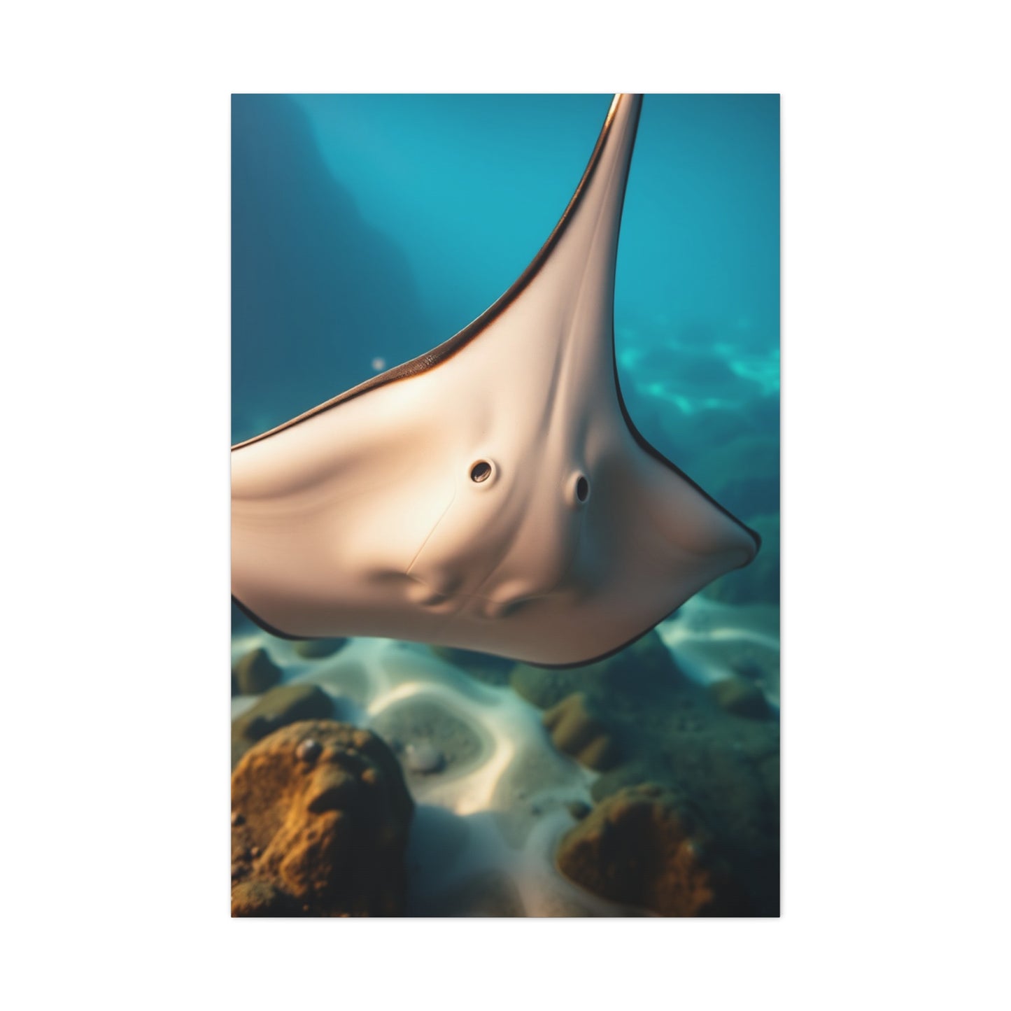 Masterpiece Ray & Stingray Art Vision Wall Art & Canvas Print