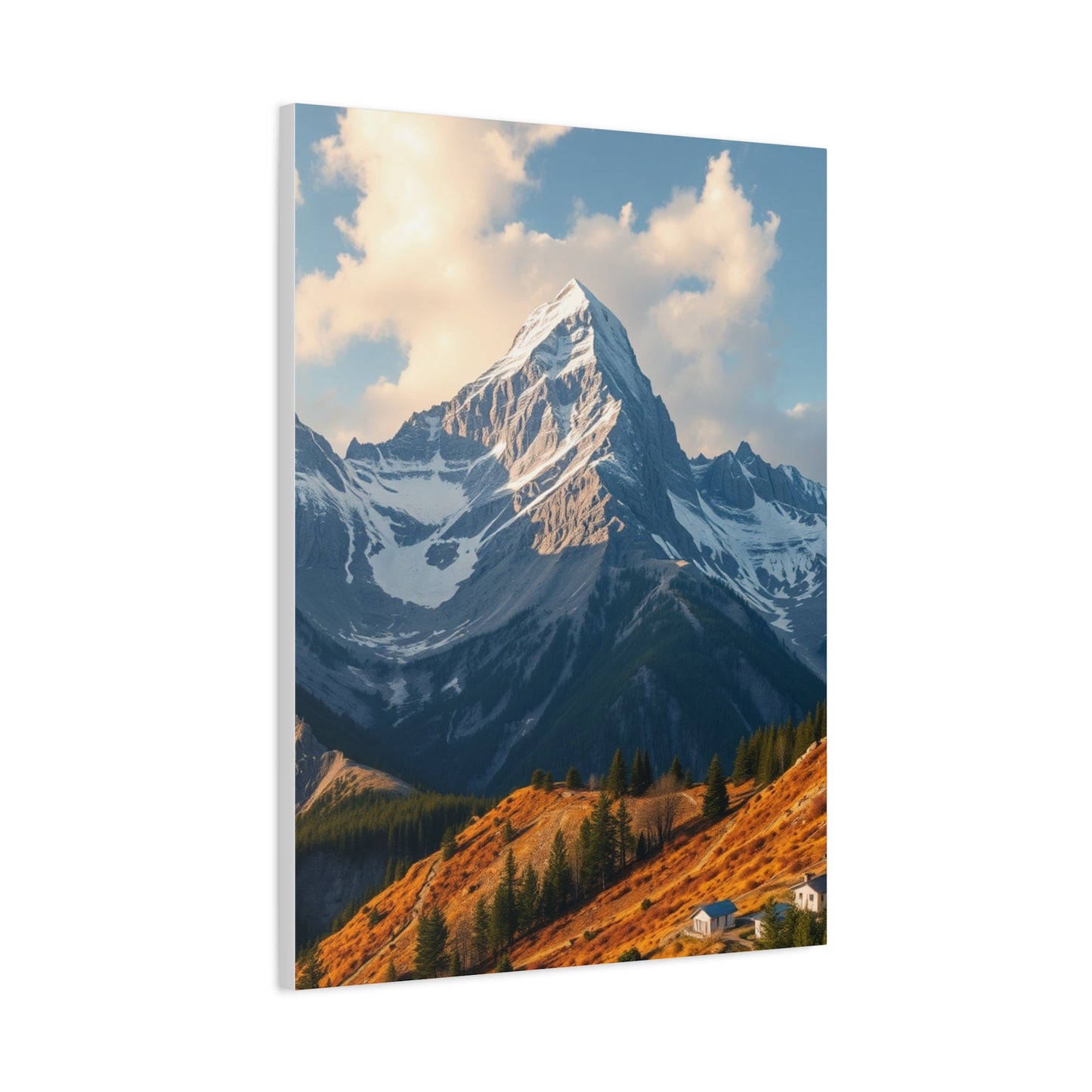 Luminous Mountain Reflections Wall Art & Canvas Print