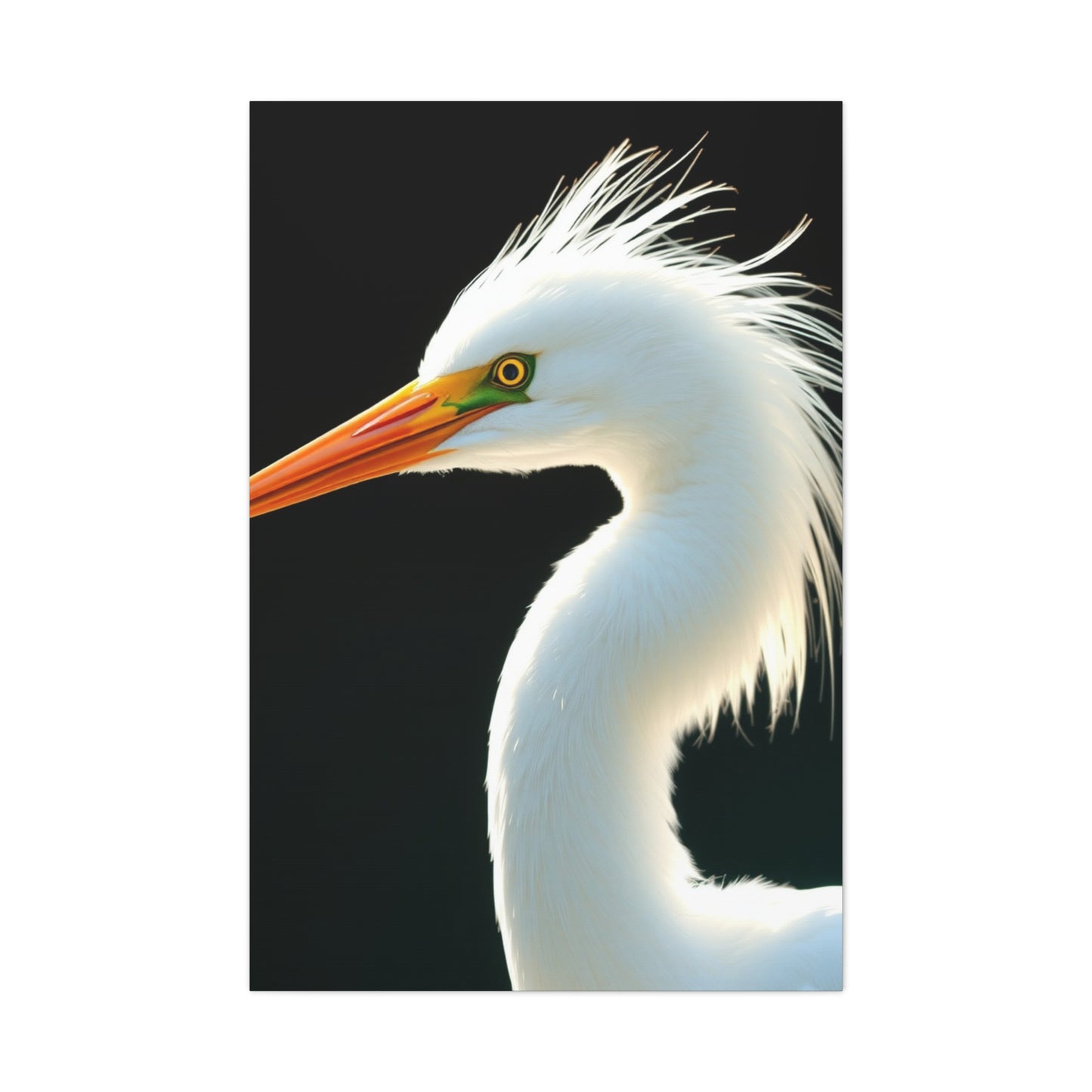 Masterpiece Egret Art Vision Wall Art & Canvas Print