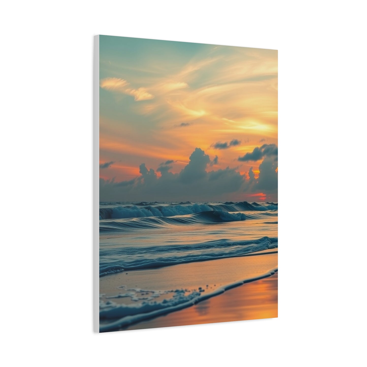 Elite Beach Sunrise and Sunset Art Vision Wall Art & Canvas Print