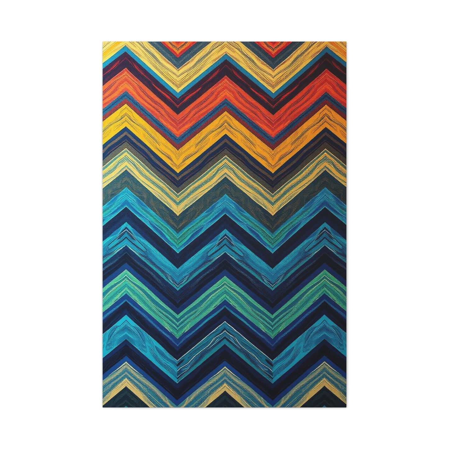 Chevron Pattern Art Refined Canvas Wall Art & Canvas Print
