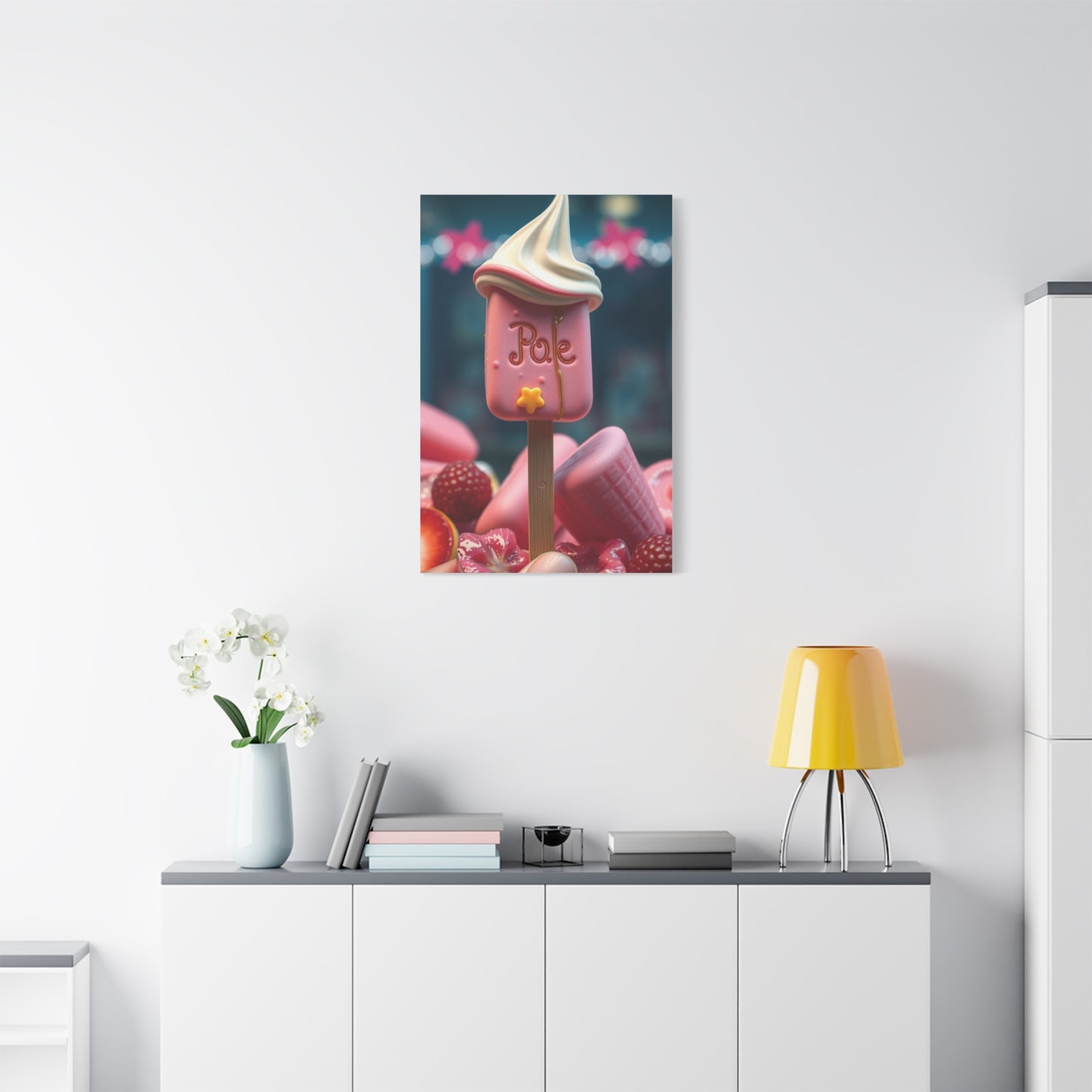 Supreme Ice Cream & Popsicle Art Collection Wall Art & Canvas Print