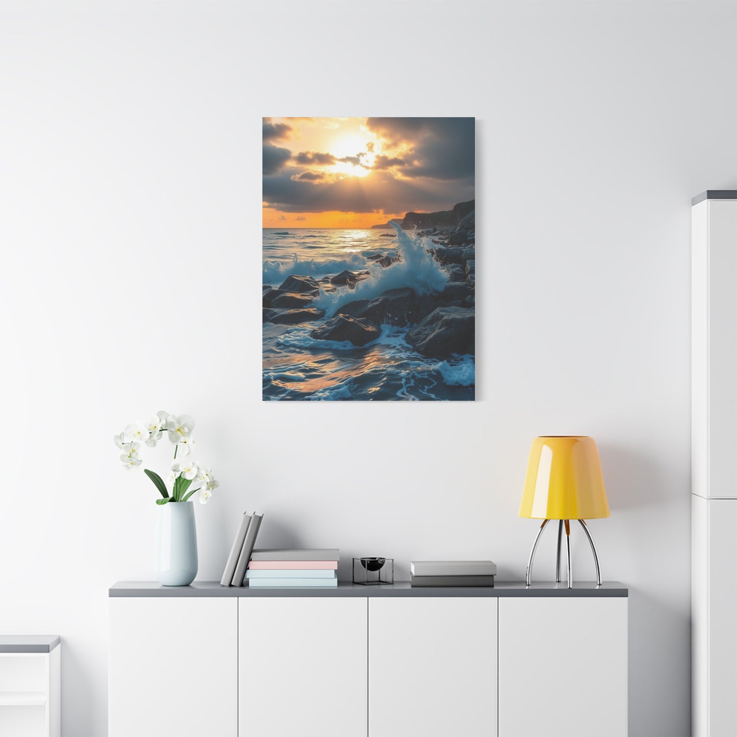 Coastal Whisper Tapestry Wall Art & Canvas Print