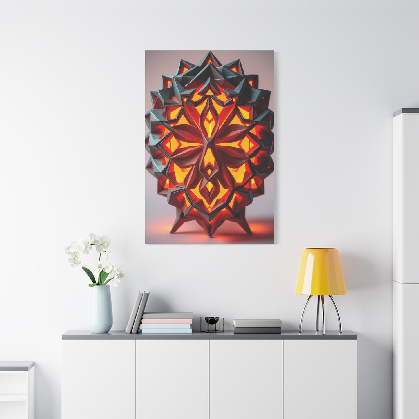 Mystical Origami Reverie Wall Art & Canvas Print