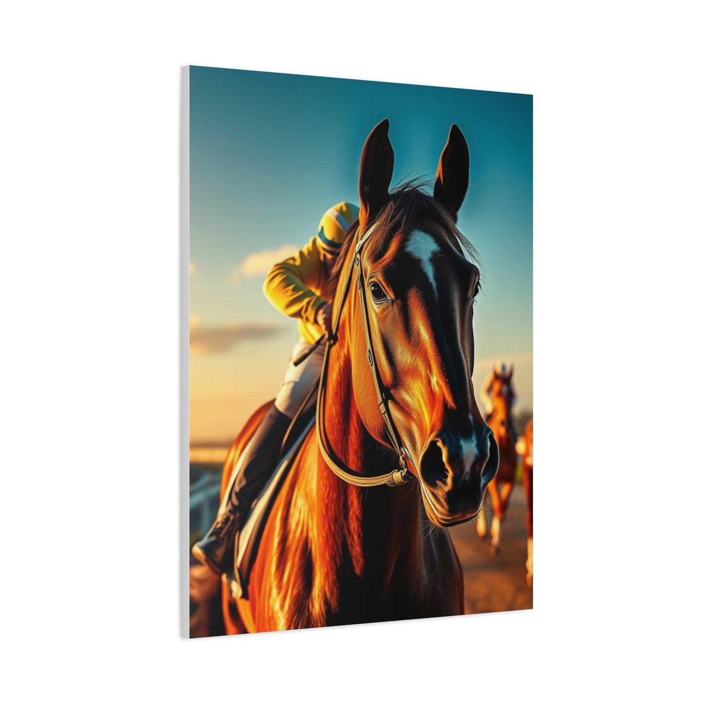 Masterpiece Horse Racing Art Vision Wall Art & Canvas Print