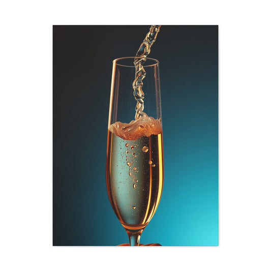 Masterpiece Champagne Art Vision Wall Art & Canvas Print