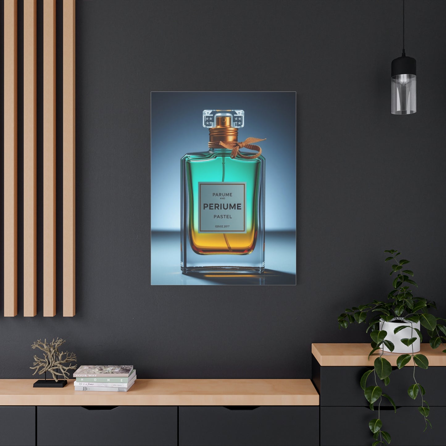 Perfume Bottle Art Refined Canvas Wall Art & Canvas Print