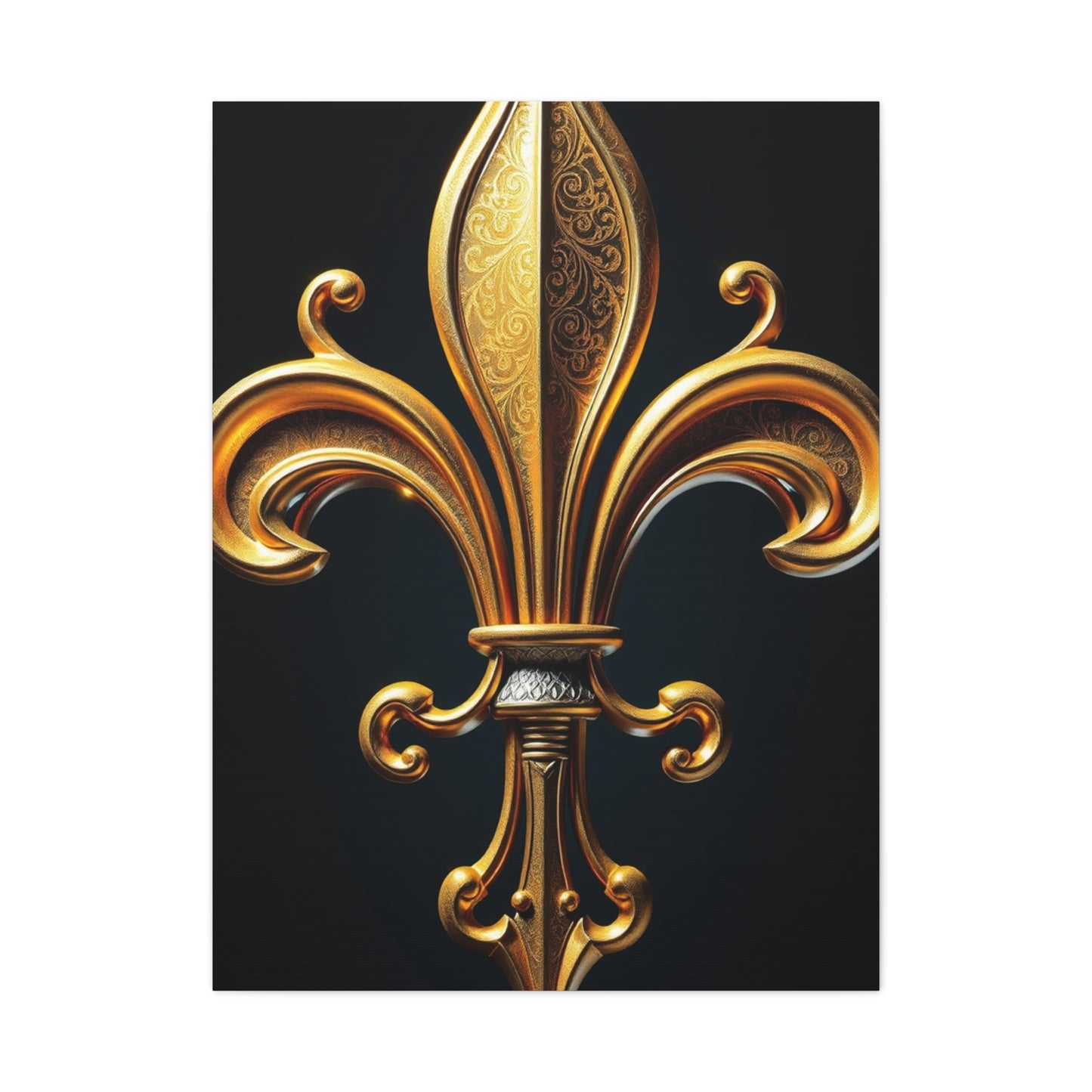Supreme Fleur-de-Lis Art Collection Wall Art & Canvas Print
