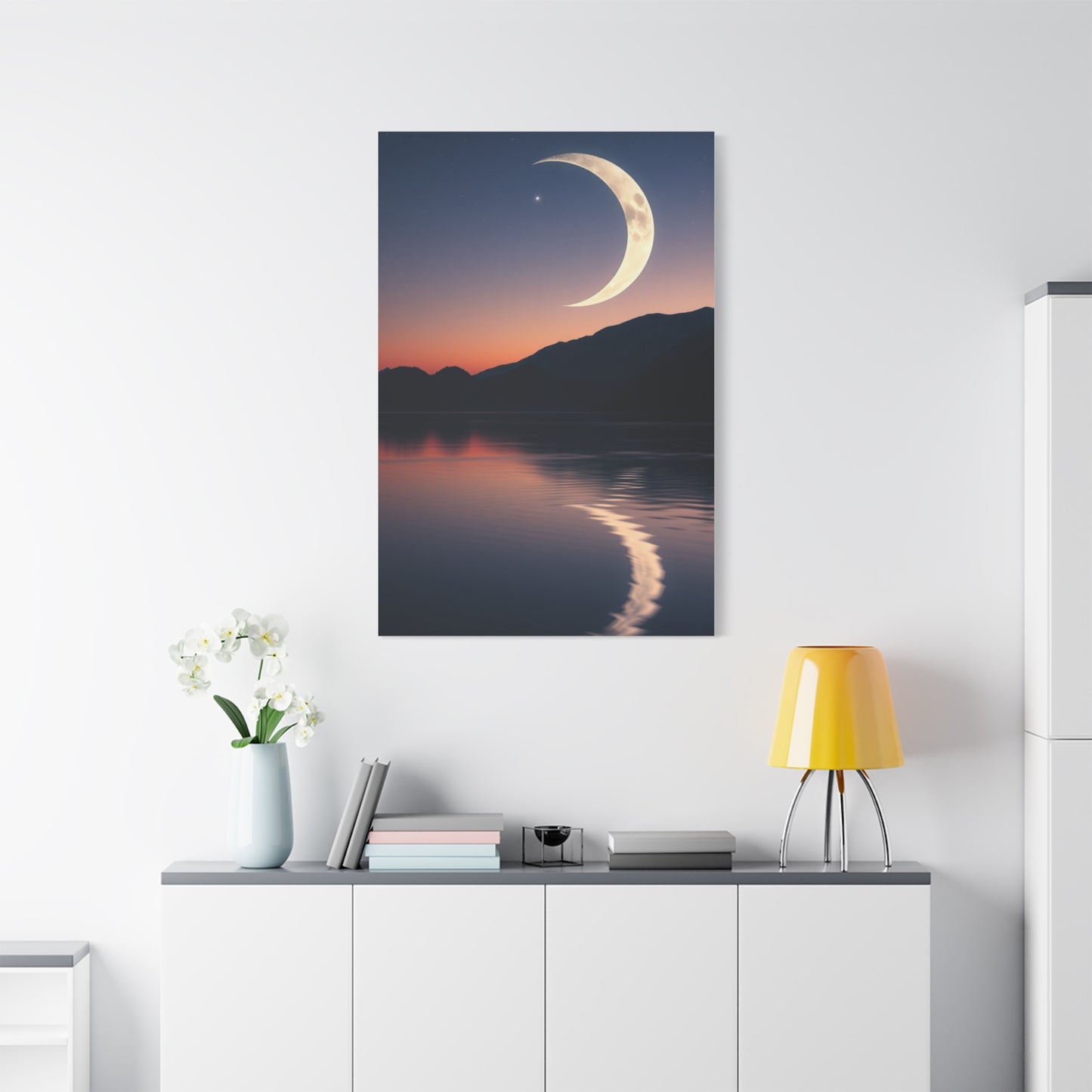 Supreme Crescent Moon Art Collection Wall Art & Canvas Print