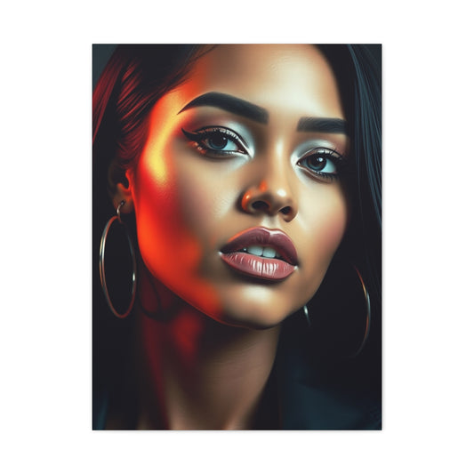 Aaliyah Art Supreme Canvas Wall Art & Canvas Print
