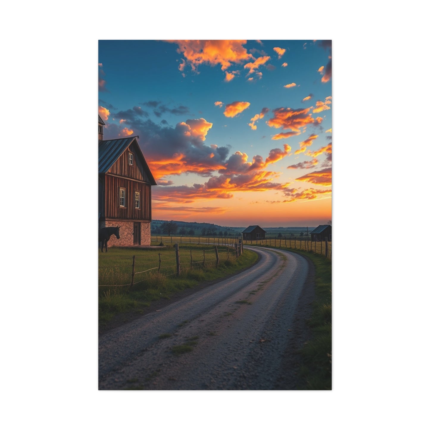 Rural Majesty Panorama Wall Art & Canvas Print