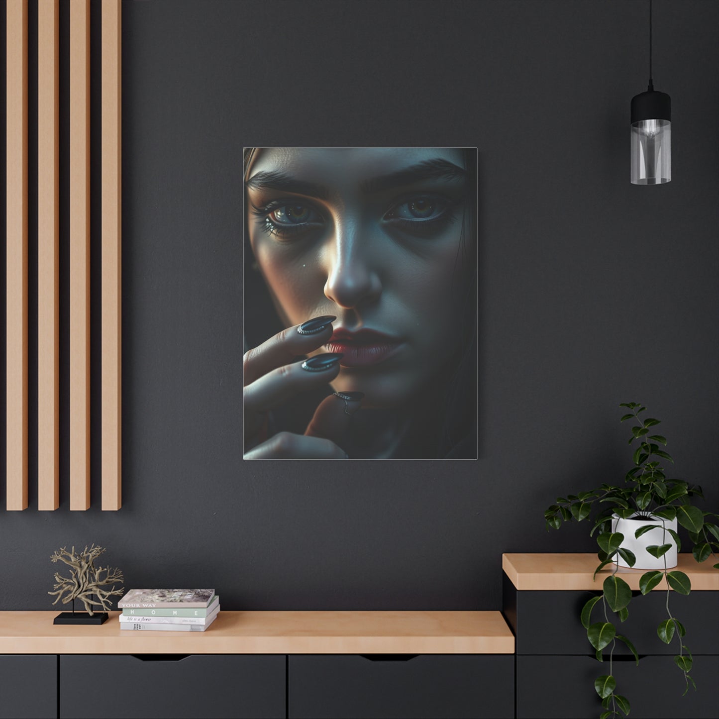 Ebon Veil Canvas Wall Art & Canvas Print