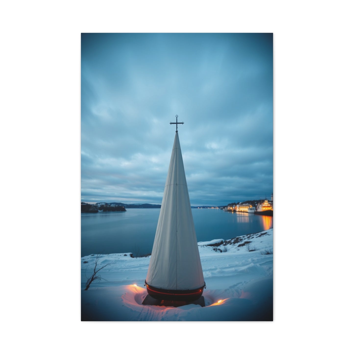 Arctic Tranquility Canvas Wall Art & Canvas Print