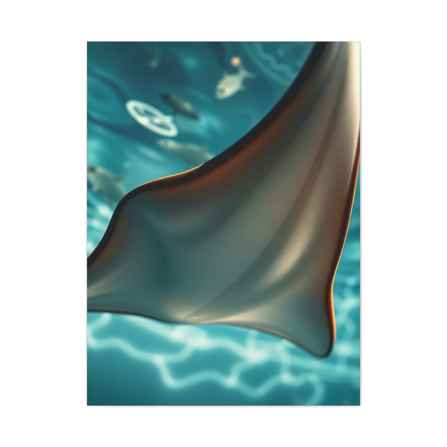 Ray & Stingray Art Luxury Canvas Wall Art & Canvas Print