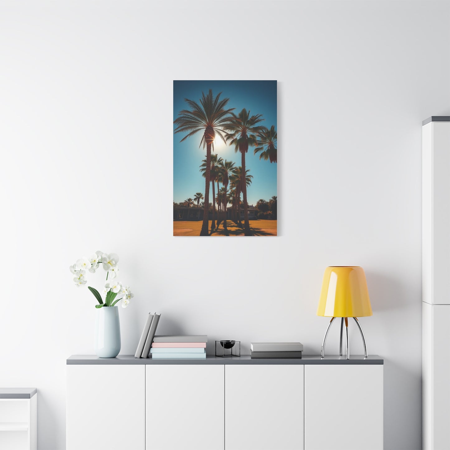 Palm Reverie Canvas Wall Art & Canvas Print