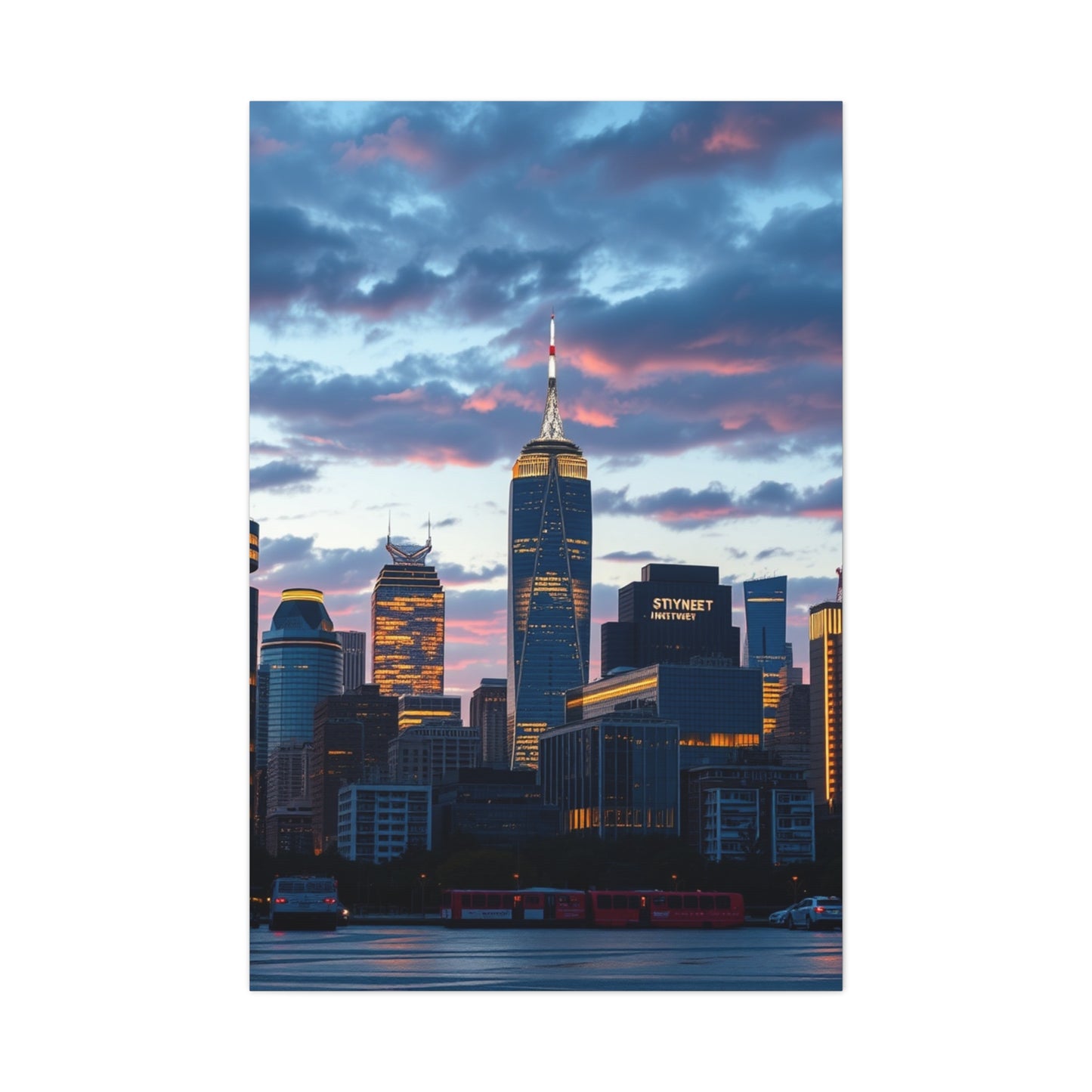 Vision Skyline Art Art Wall Art & Canvas Print
