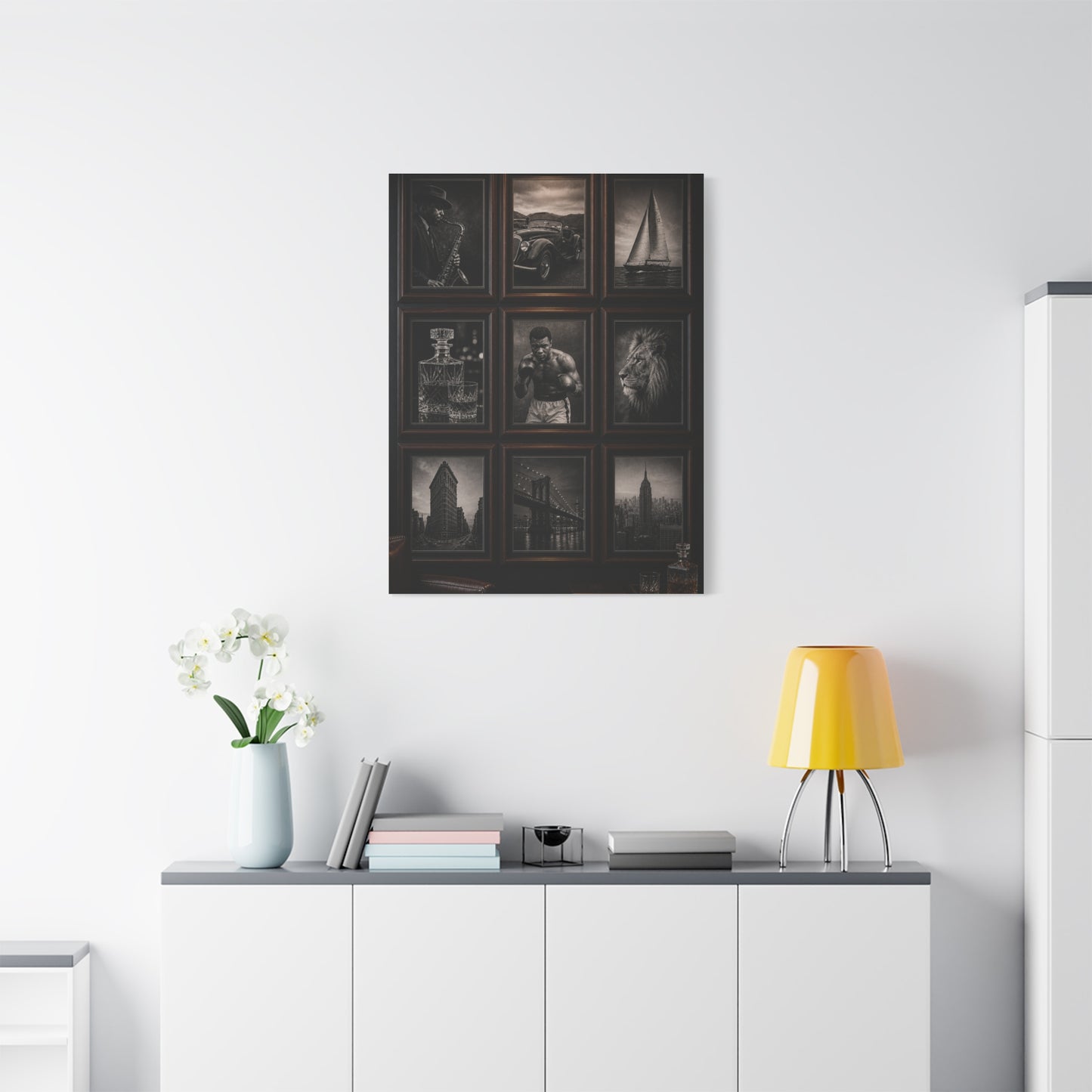 Executive Lounge Gallery Grid Wall Art & Canvas Print