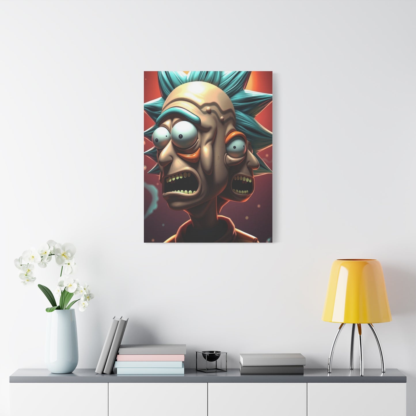 Whimsical Cosmos Canvas Wall Art & Canvas Print