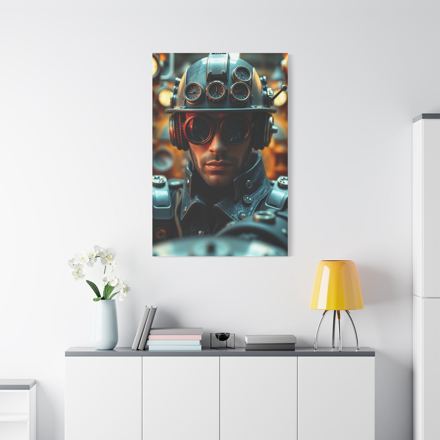 Ethereal Cogscape Canvas wall art & canvas print