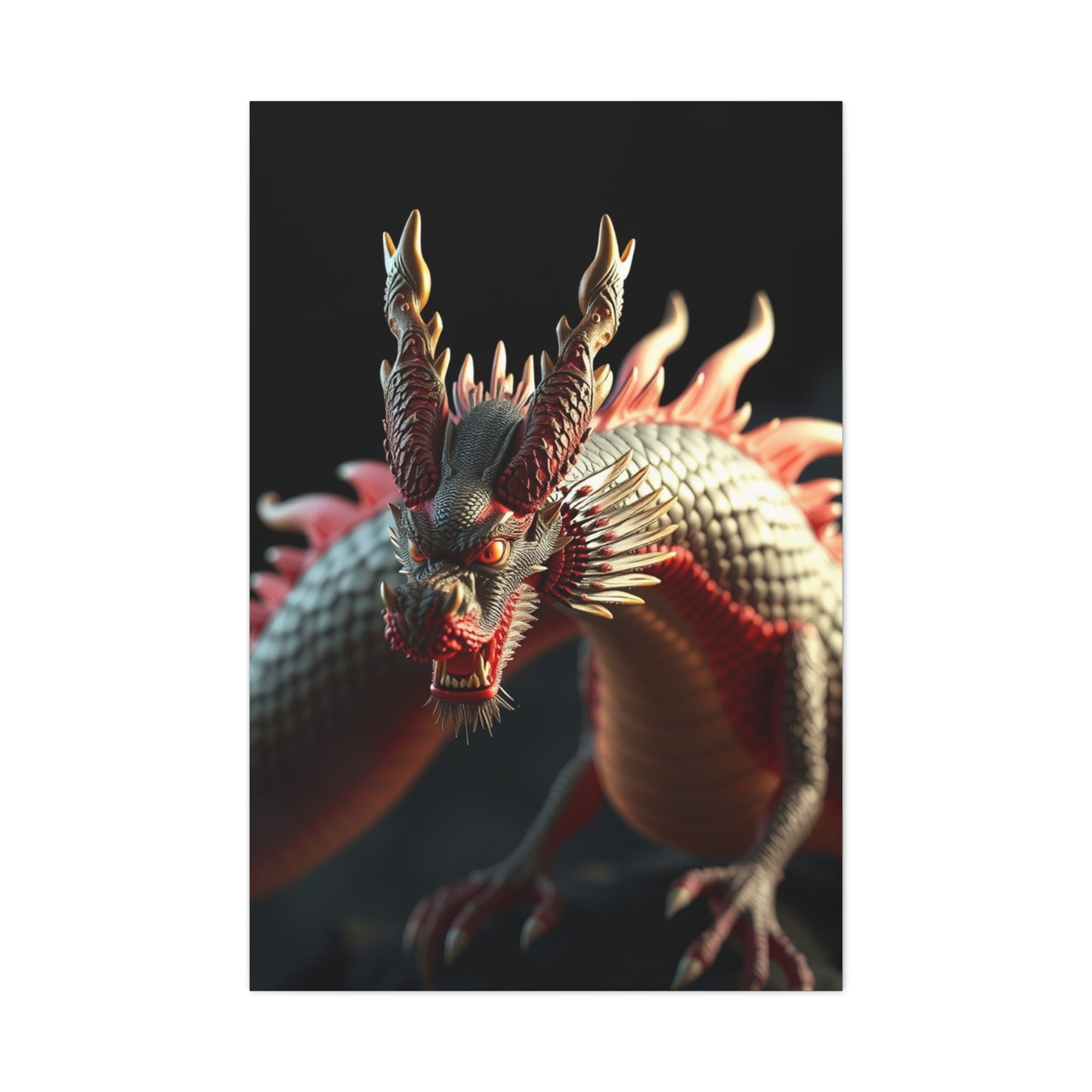 Draconian Elegance Canvas