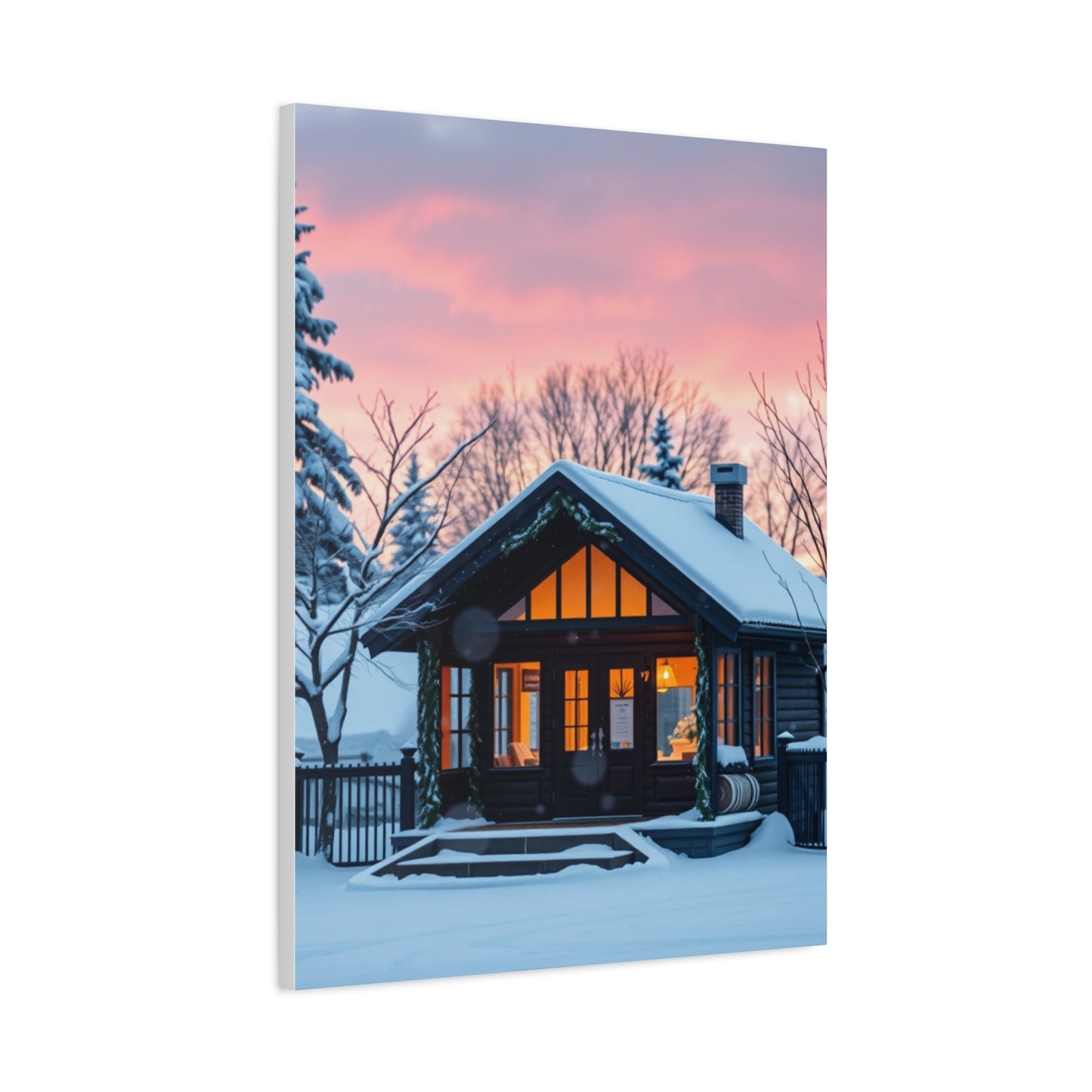 Hushed Winter Landscape Wall Art & Canvas Print