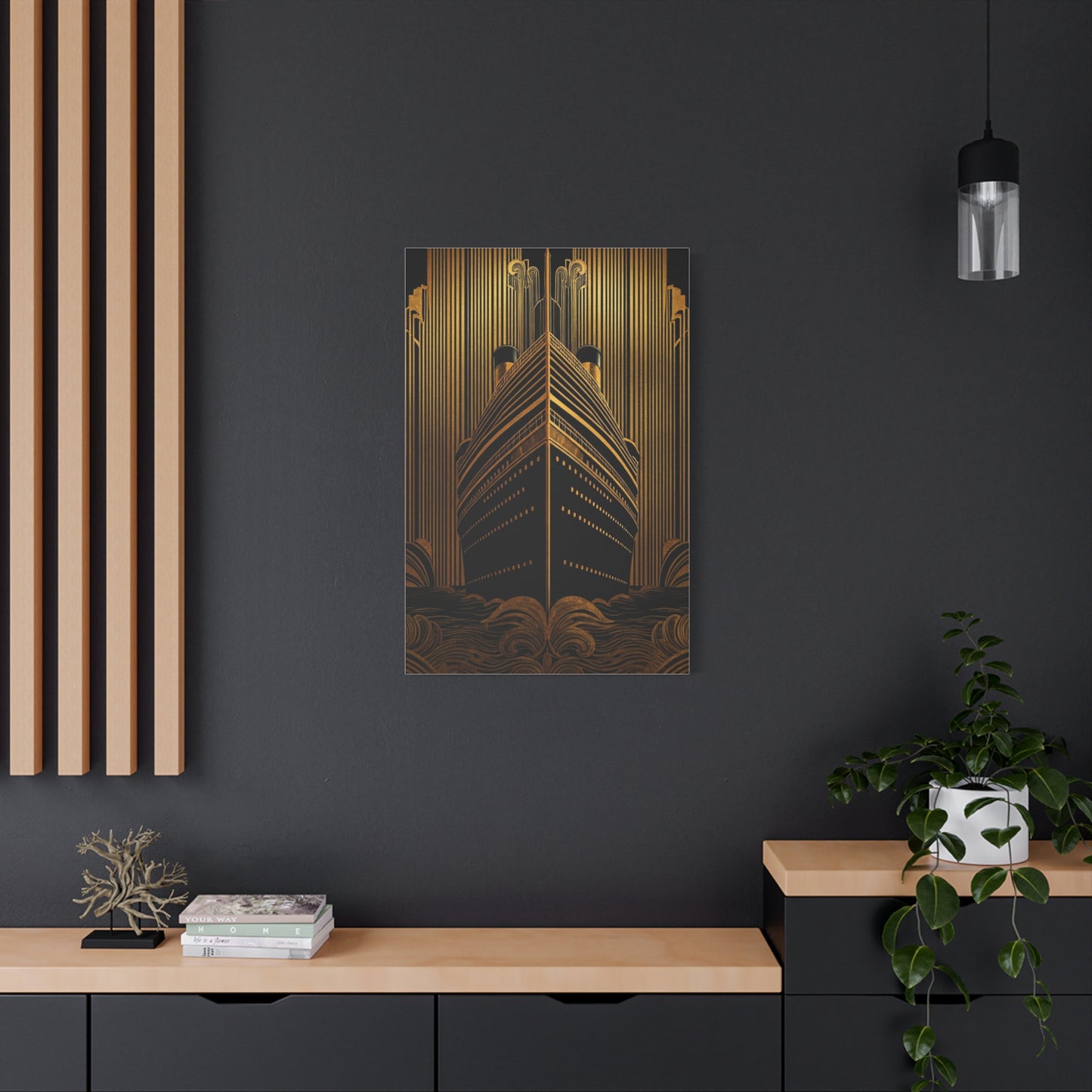 Titanic Majesty Art Deco Ship Wall Art & Canvas Prints