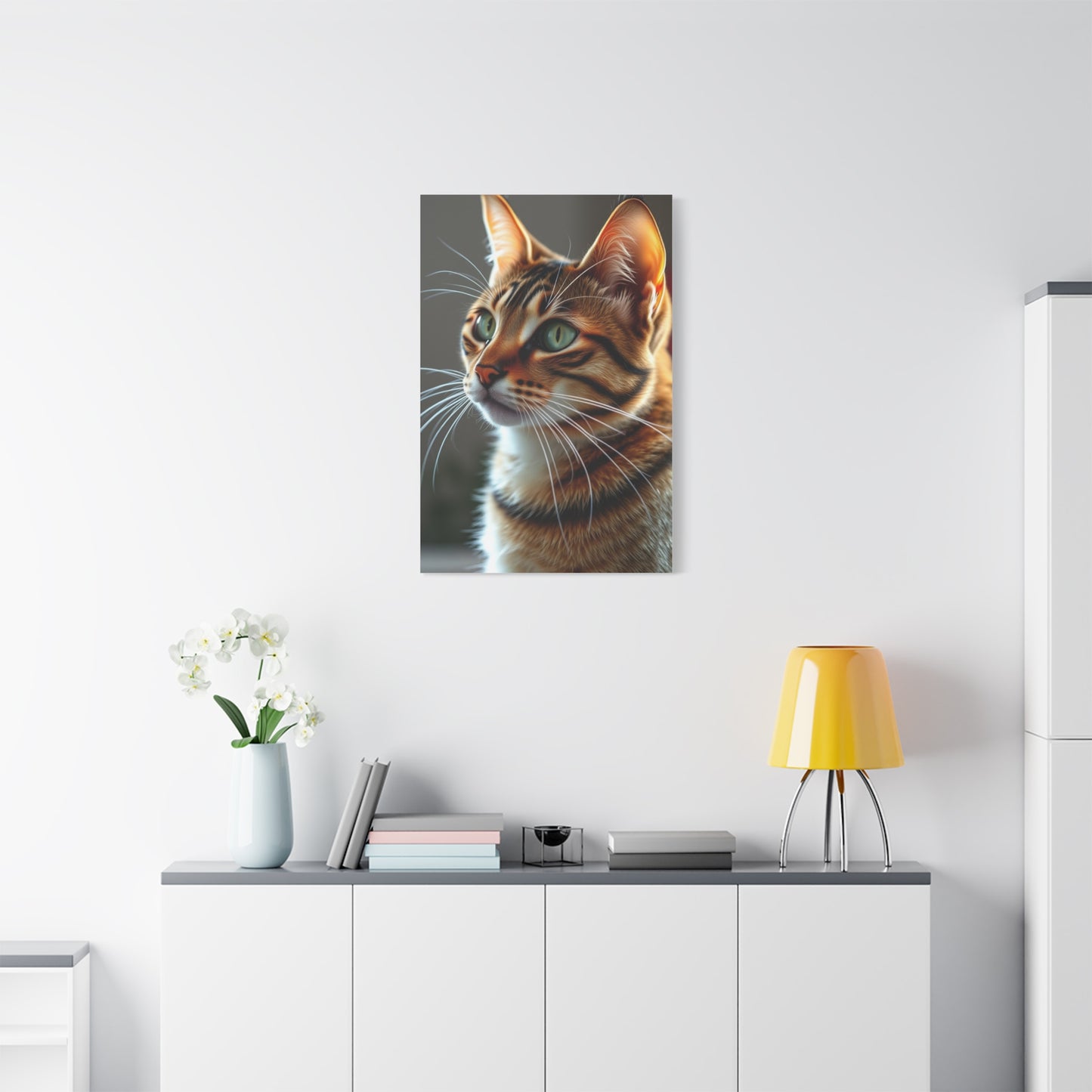 Supreme Tabby Cat Art Collection Wall Art & Canvas Print