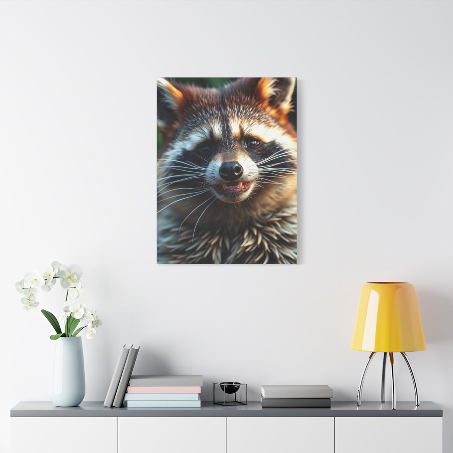 Masterpiece Raccoon Art Vision Wall Art & Canvas Print