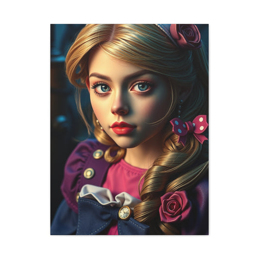 Alice In Wonderland Characters Art Luxury Canvas Wall Art & Canvas Print