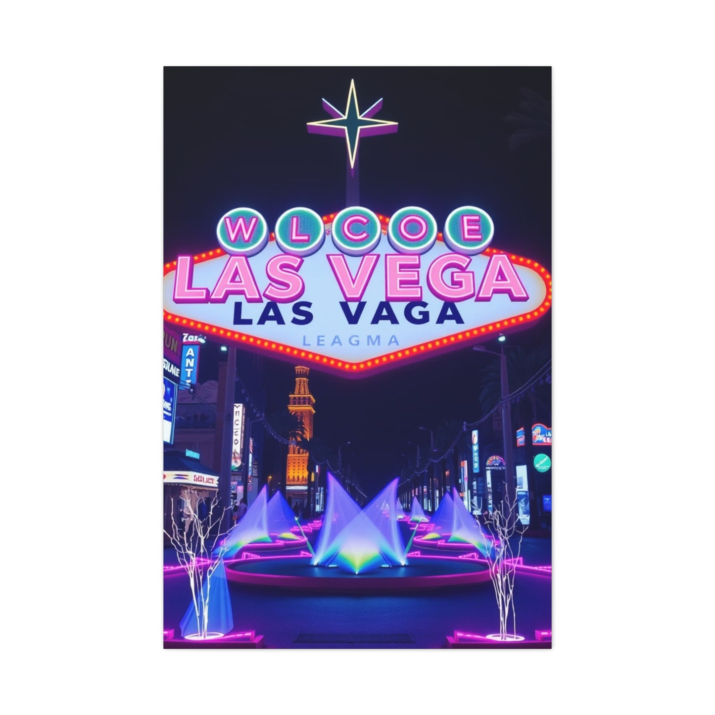 Las Vagas Art Luxury Canvas Wall Art & Canvas Print