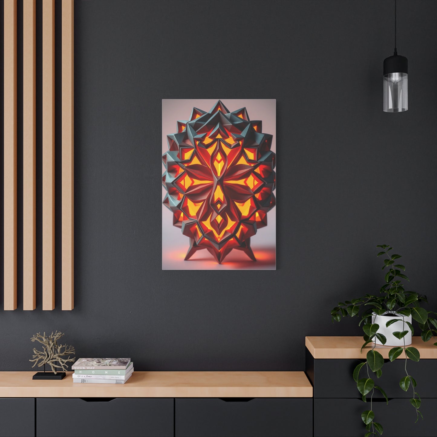 Mystical Origami Reverie Wall Art & Canvas Print