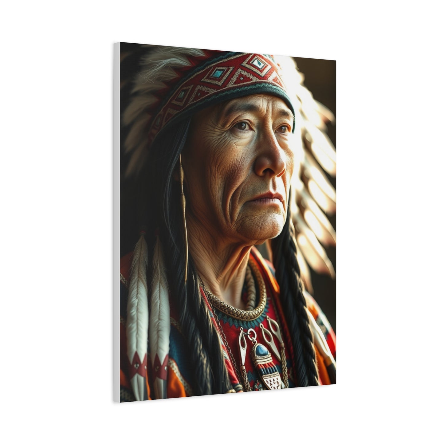 Indigenous Elegance Canvas