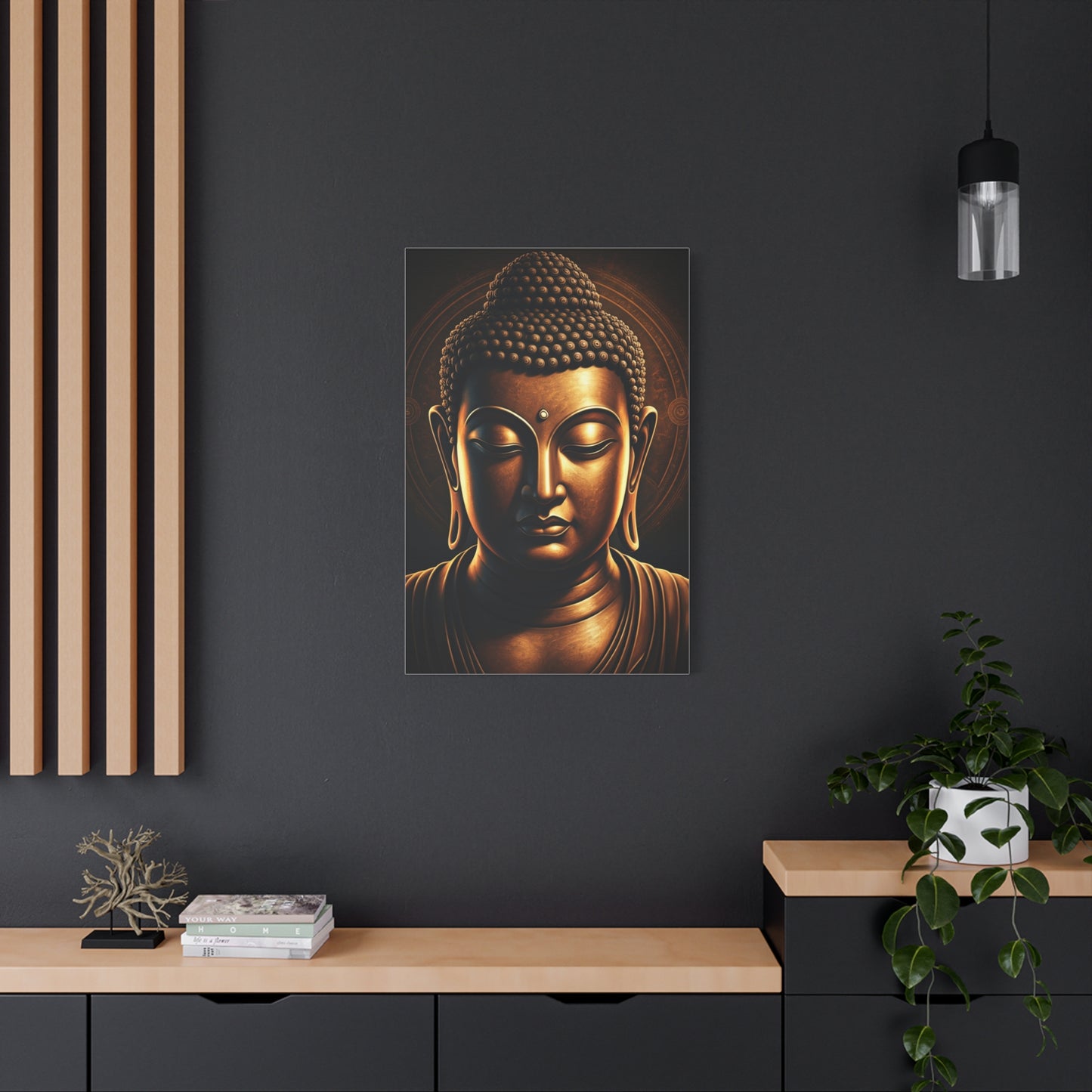 Radiant Halo Buddha Wall Art & Canvas Prints