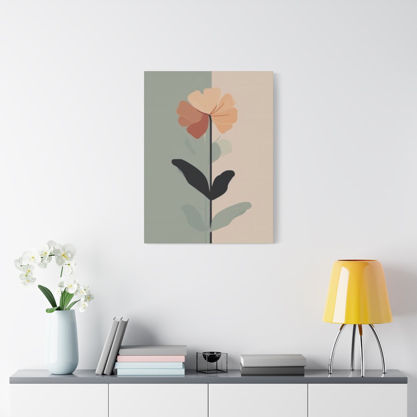 Pink Flower Entryway Wall Art & Canvas Prints