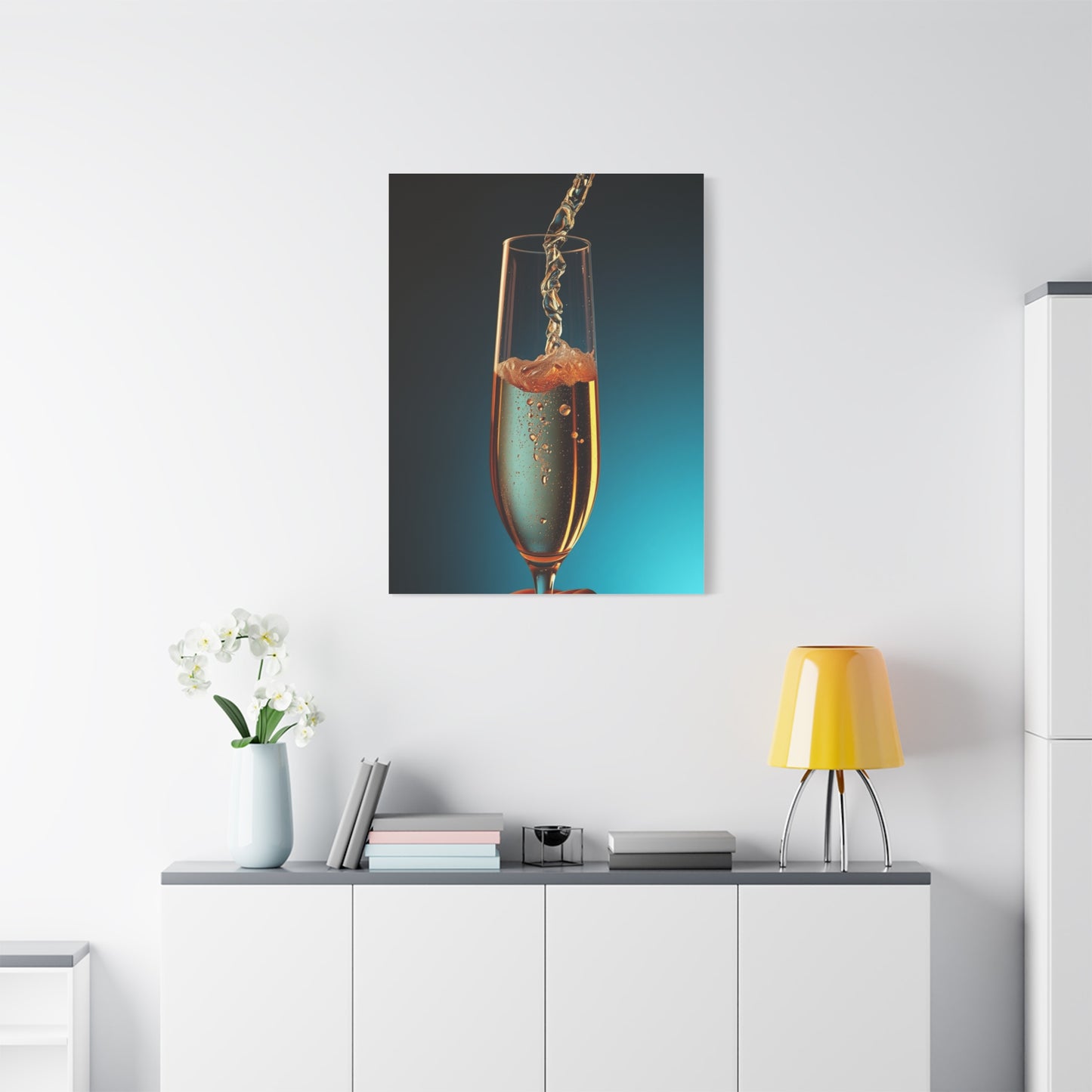 Masterpiece Champagne Art Vision Wall Art & Canvas Print