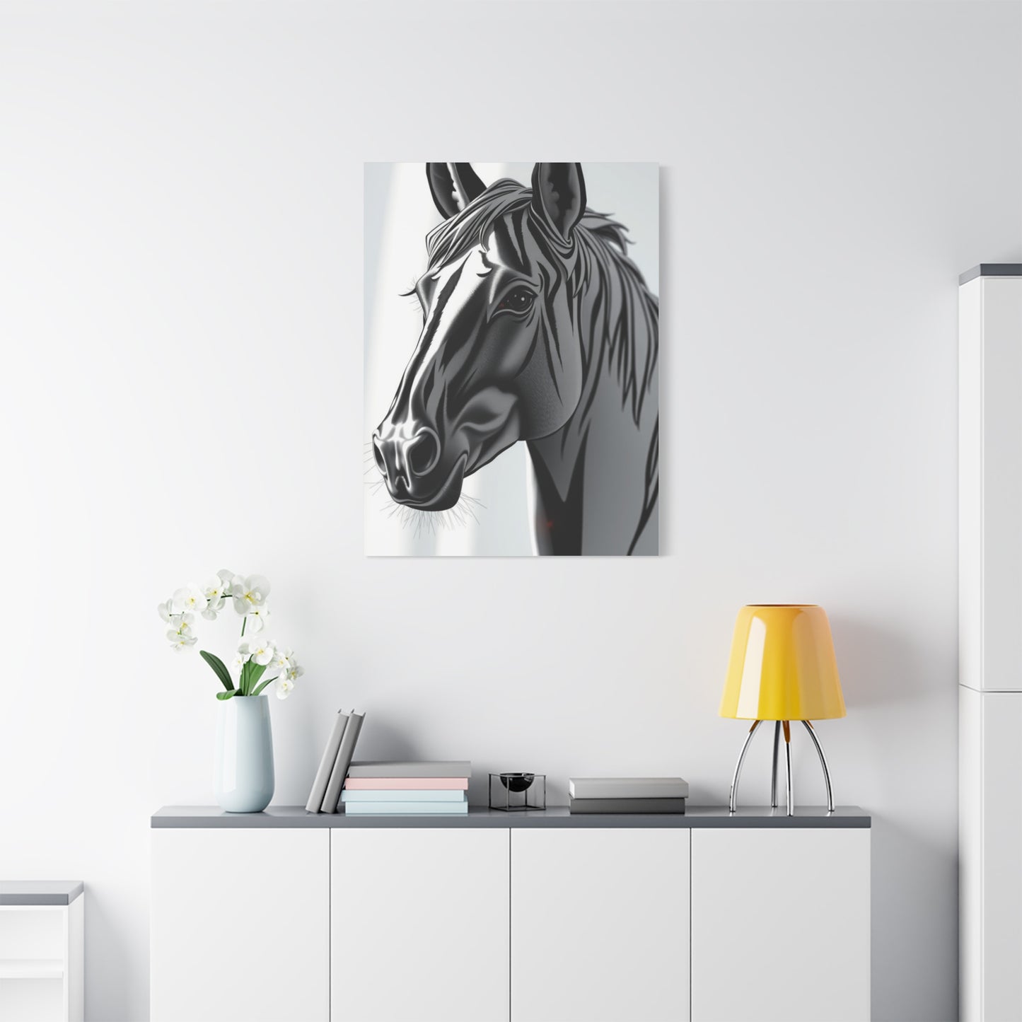 Vision Black and White Illustrations Art Art Wall Art & Canvas Print