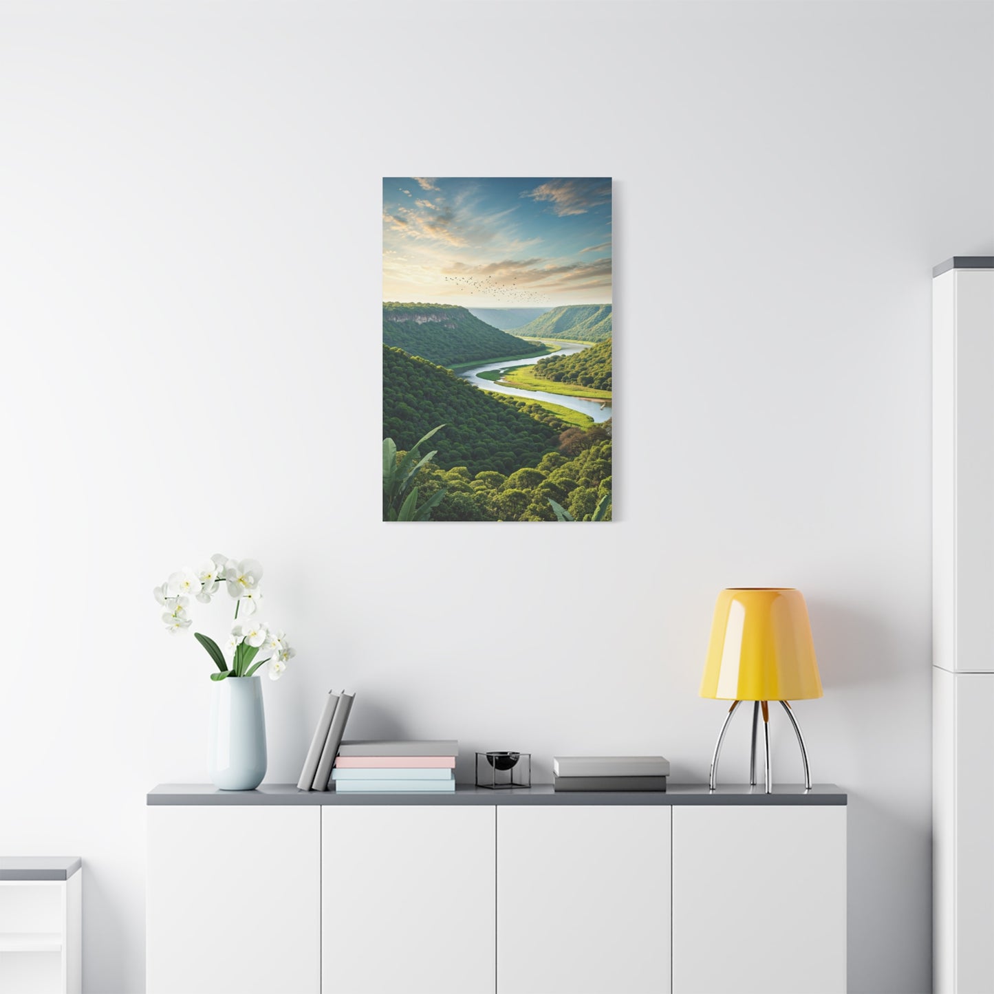 Scenic River Valley Landscape View Wall Art & Canvas Prints