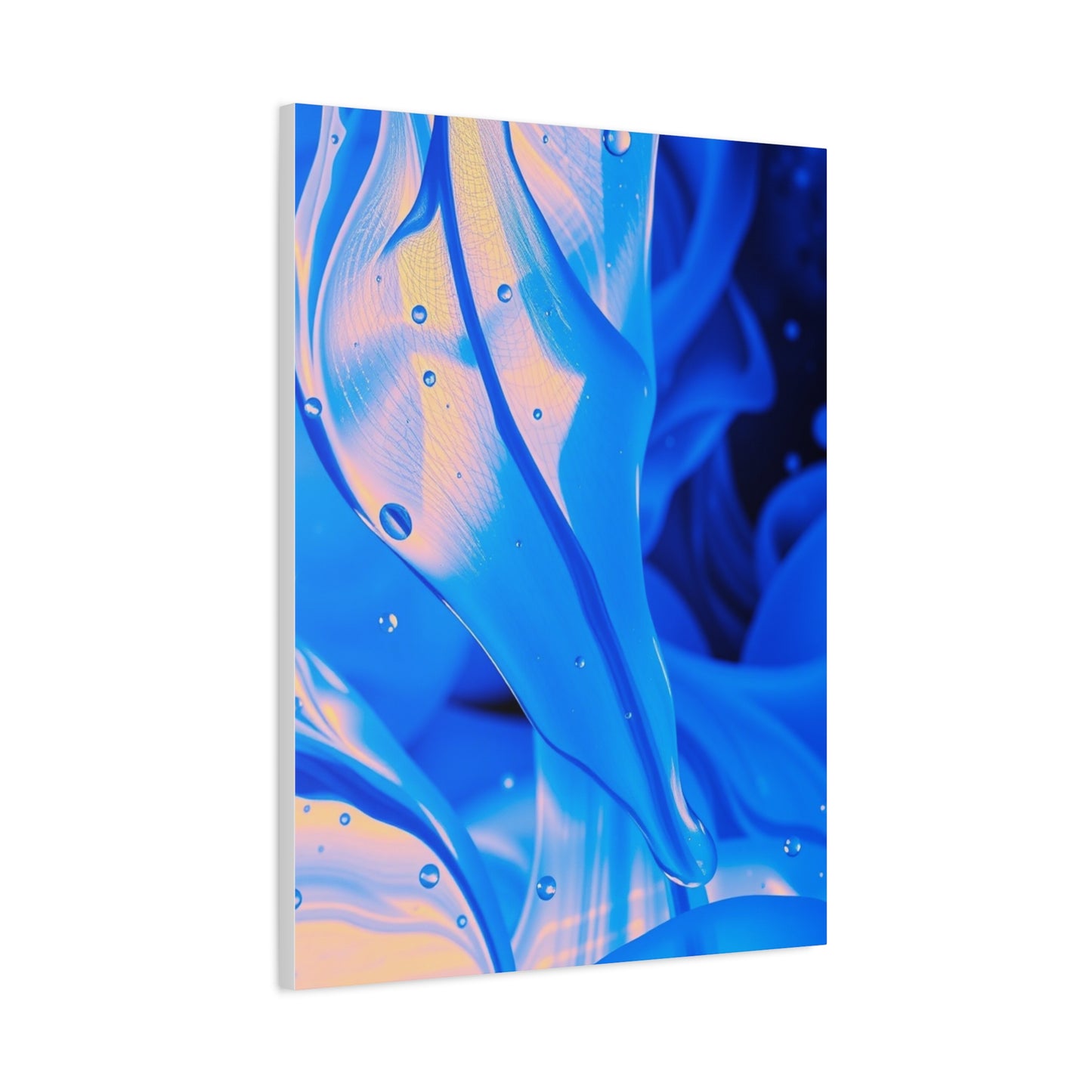 Vision Blue Abstract Art Art Wall Art & Canvas Print