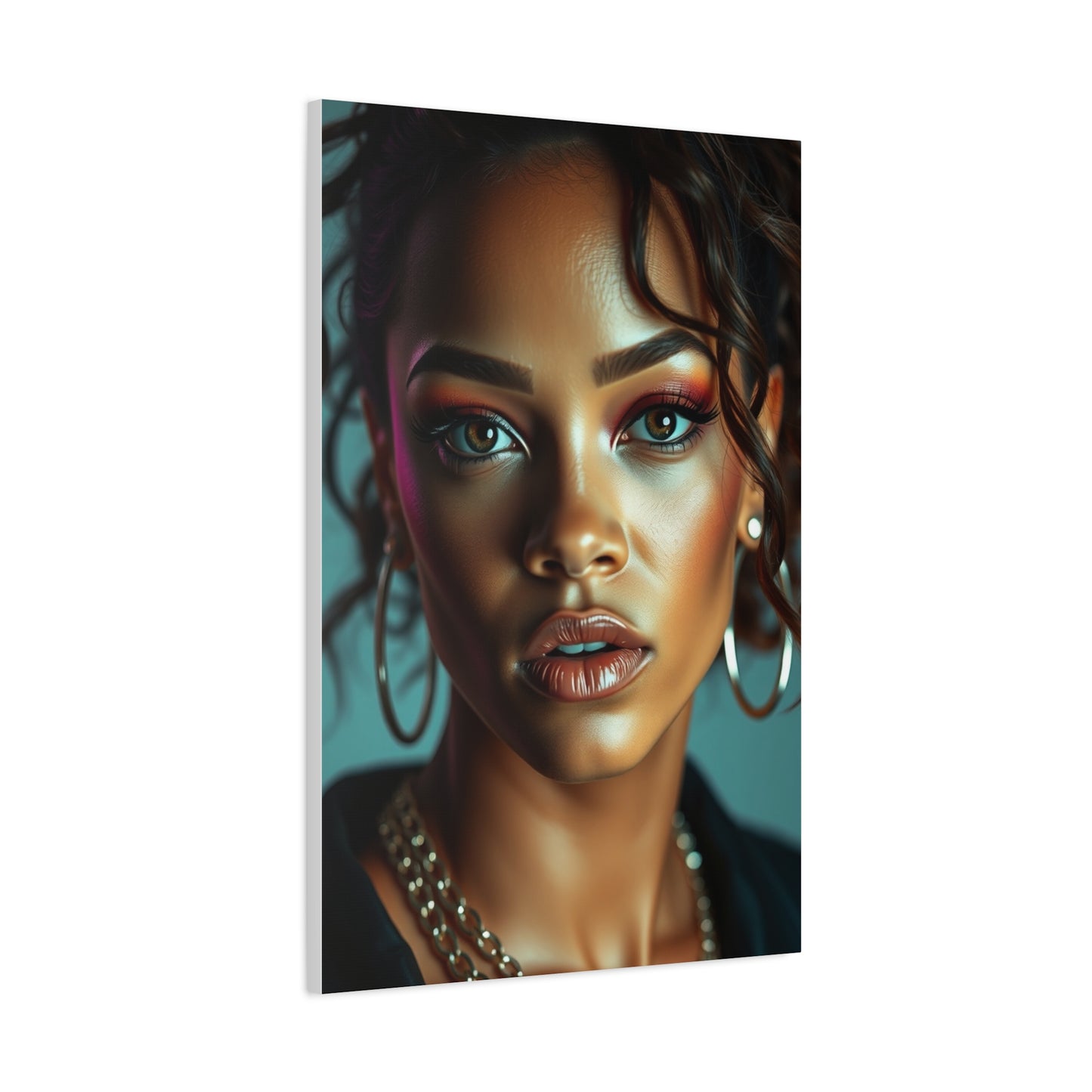 Ethereal Rihanna Portraits Canvas Wall Art & Canvas Print