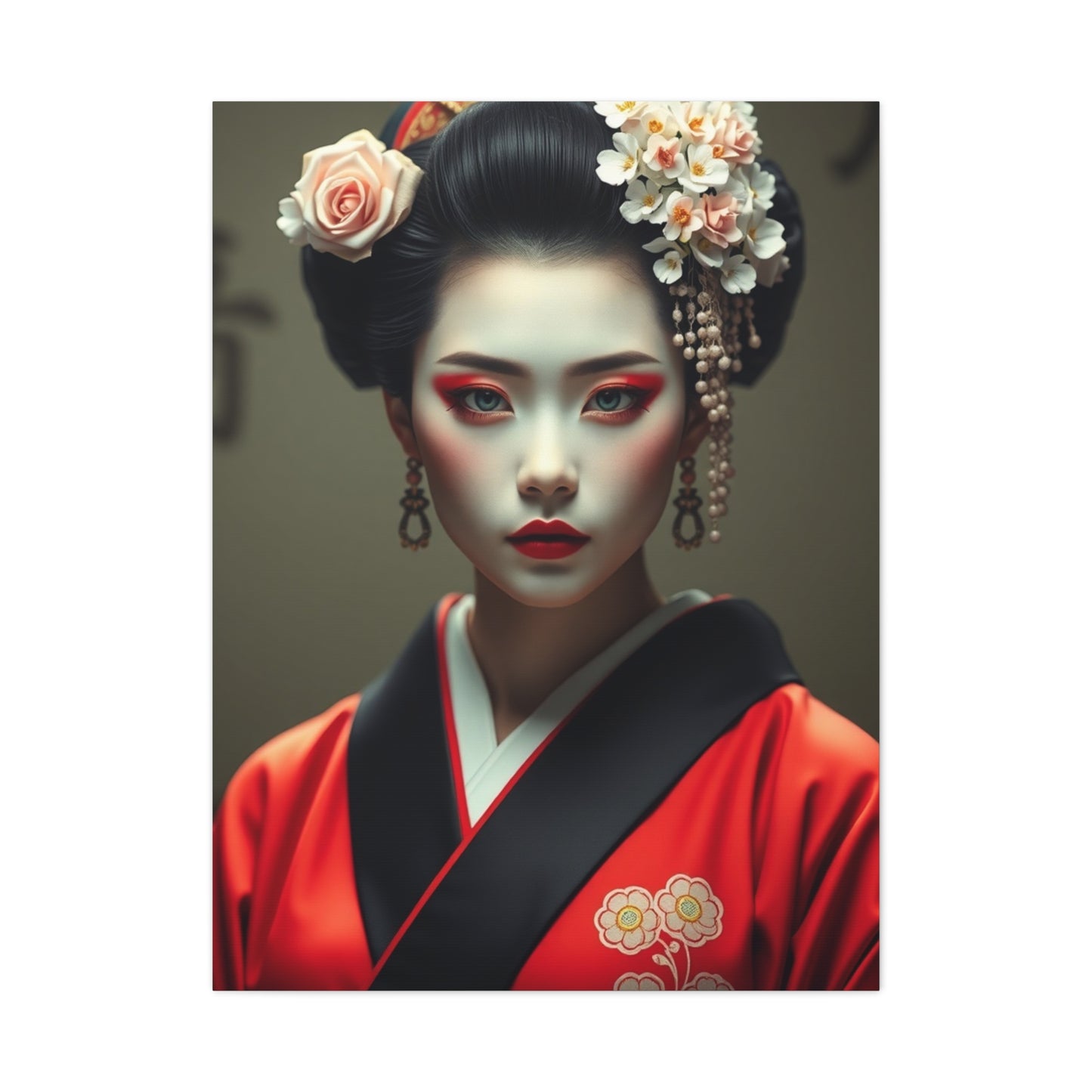Geisha Art Refined Canvas Wall Art & Canvas Print