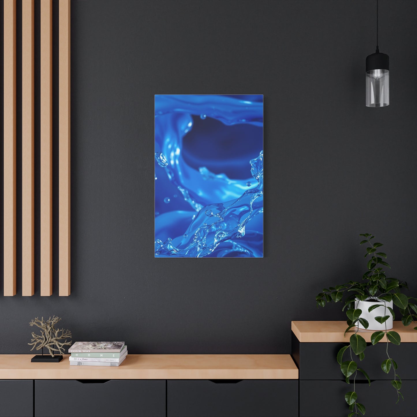 Sapphire Serenity Tableau Wall Art & Canvas Print