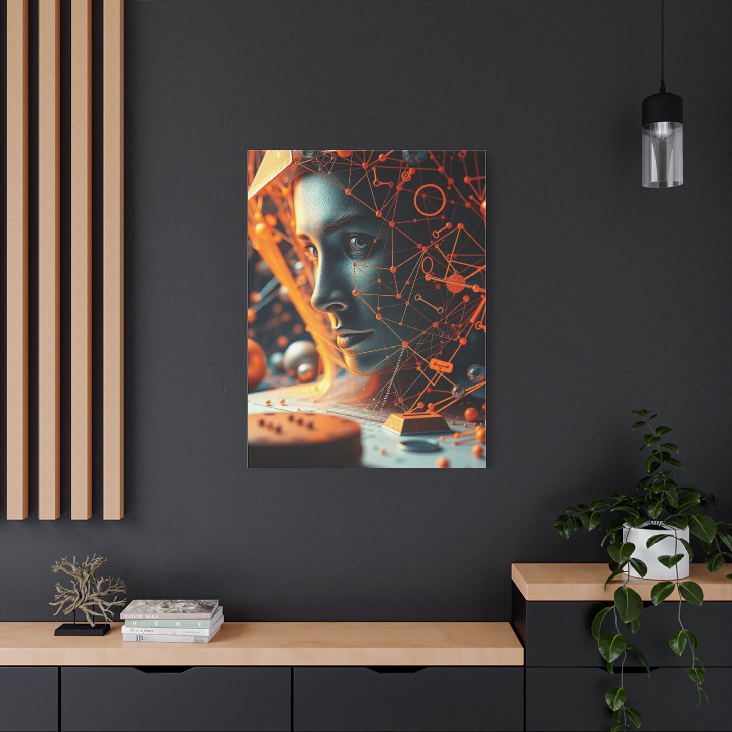 Vision Mathematics Art Art Wall Art & Canvas Print