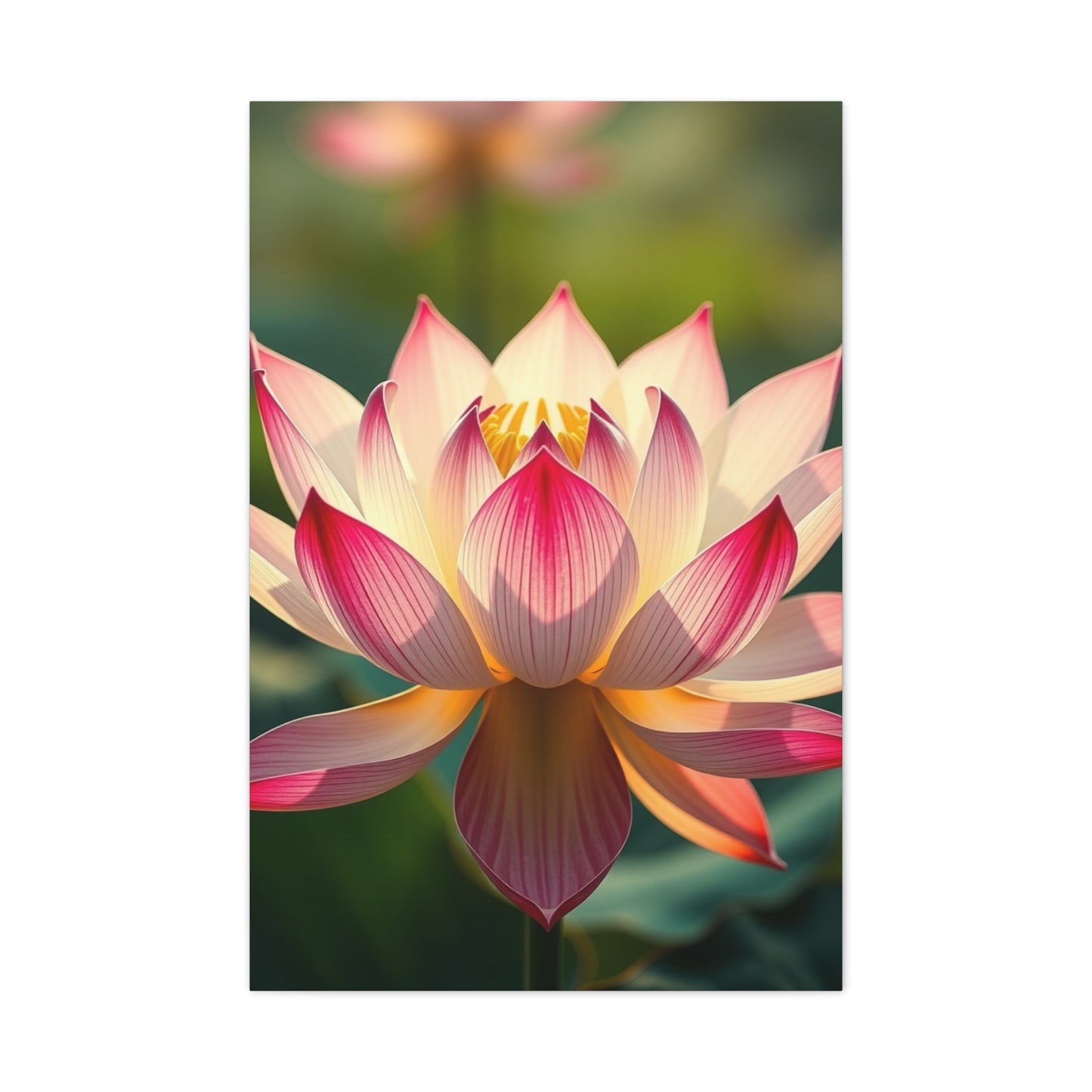 Opulent Lotus Reverie Canvas wall art & canvas print