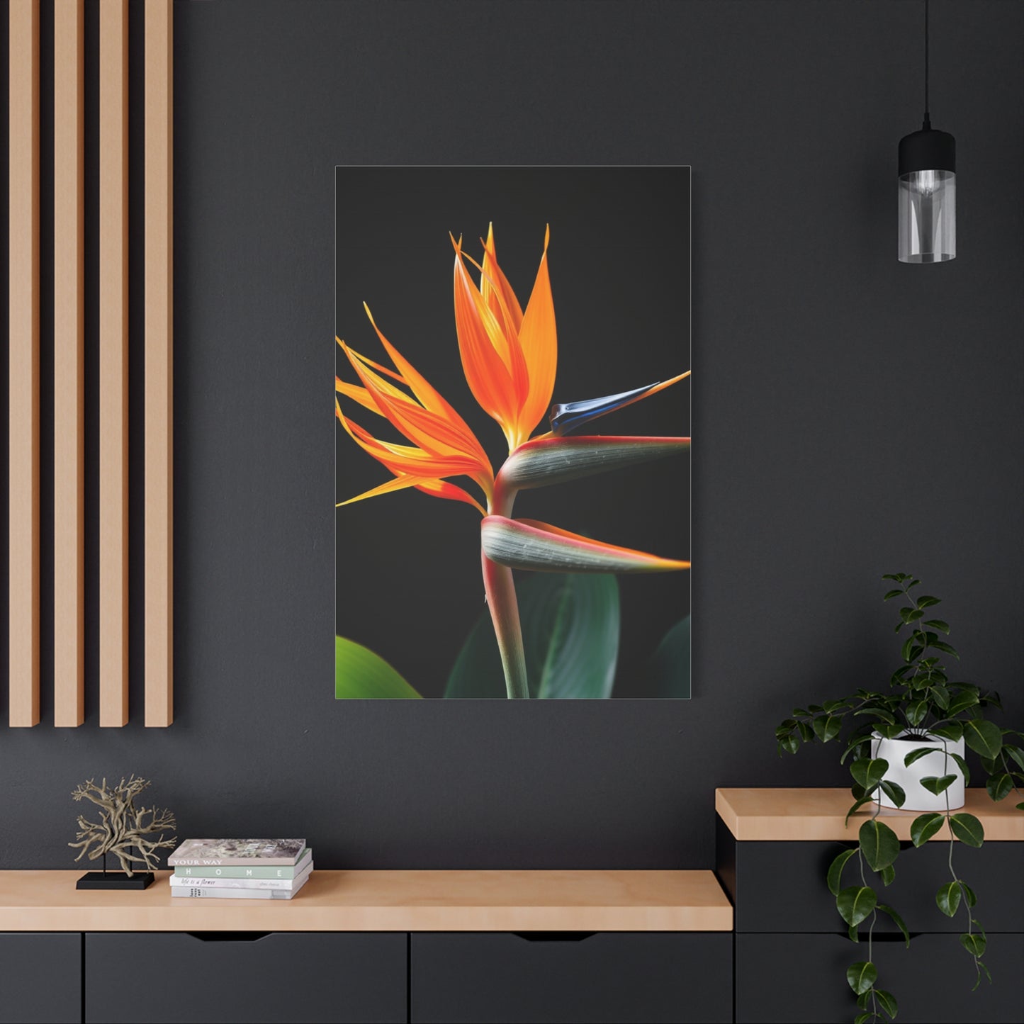 Bird of Paradise Plant Art Luxury Canvas Wall Art & Canvas Print