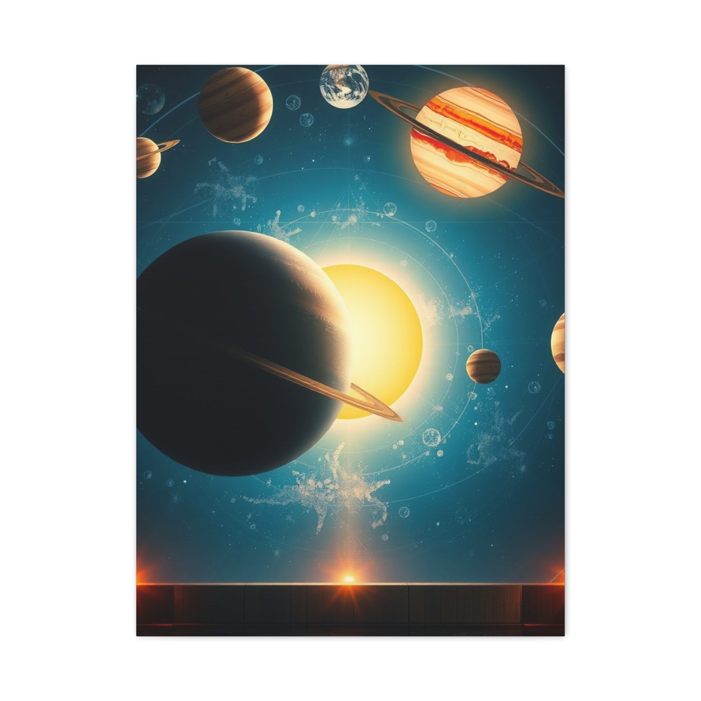Elite Solar System Wall Art Vision Wall Art & Canvas Print