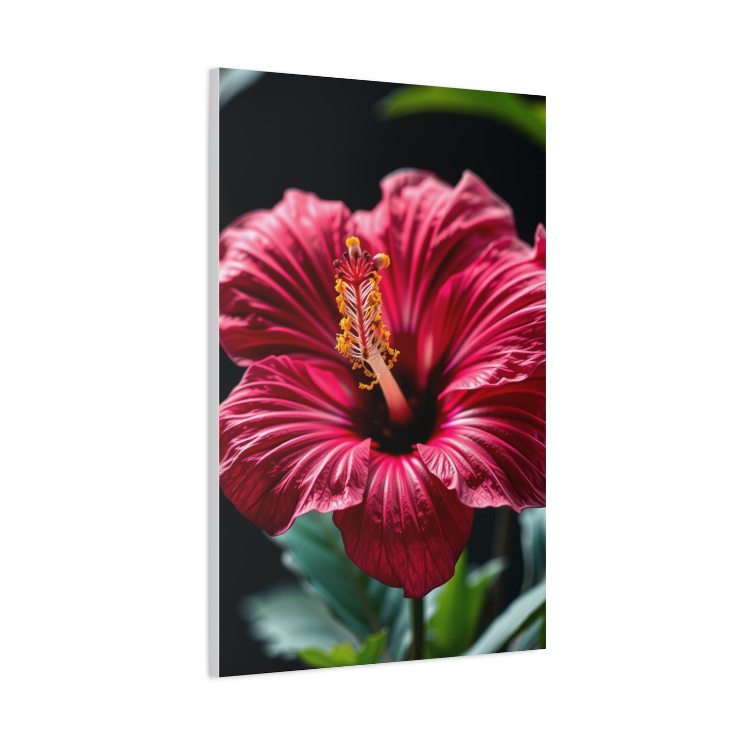 Hibiscus Flower Art Refined Canvas Wall Art & Canvas Print